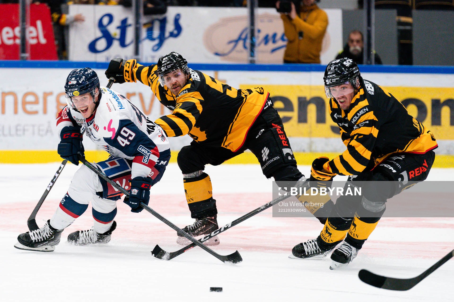 Linköpings Benjamin Maxwell och Skellefteås Max Lindholm