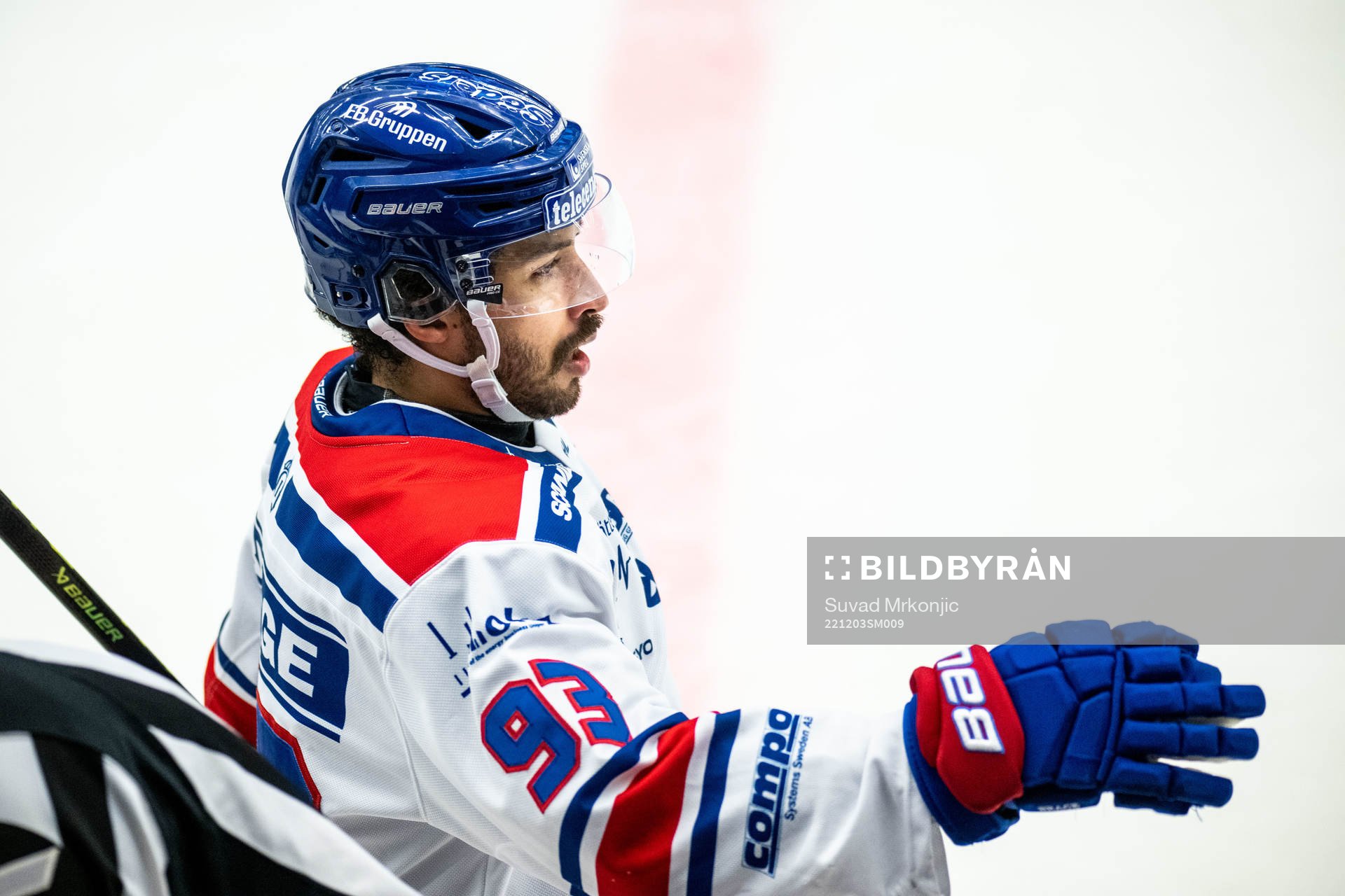 Oskarshamns Cameron Brace jublar