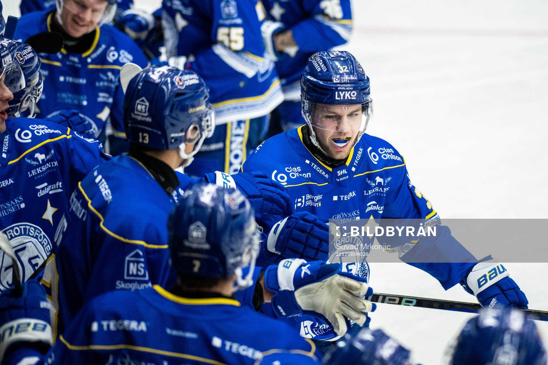 Leksands Jesper Kandergård jublar