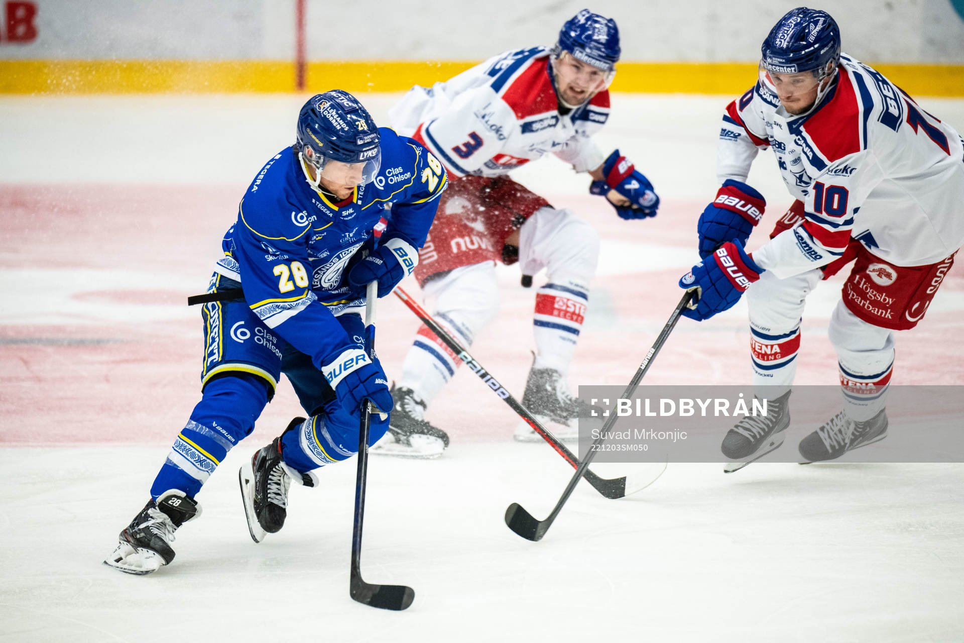 Leksands Justin Glenn Kloos och Oskarshamns William Worge