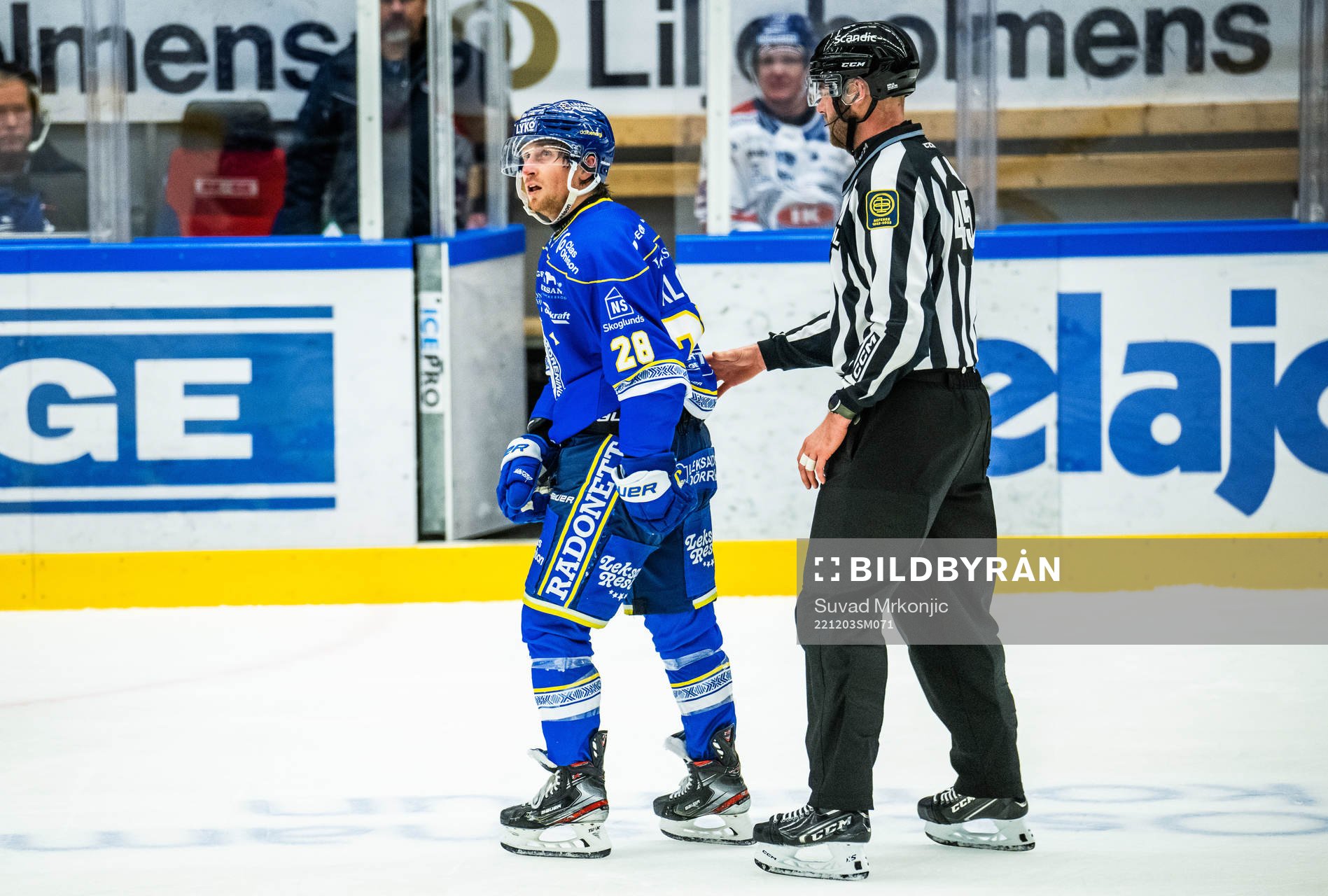 Leksands Justin Glenn Kloos blir utvisad