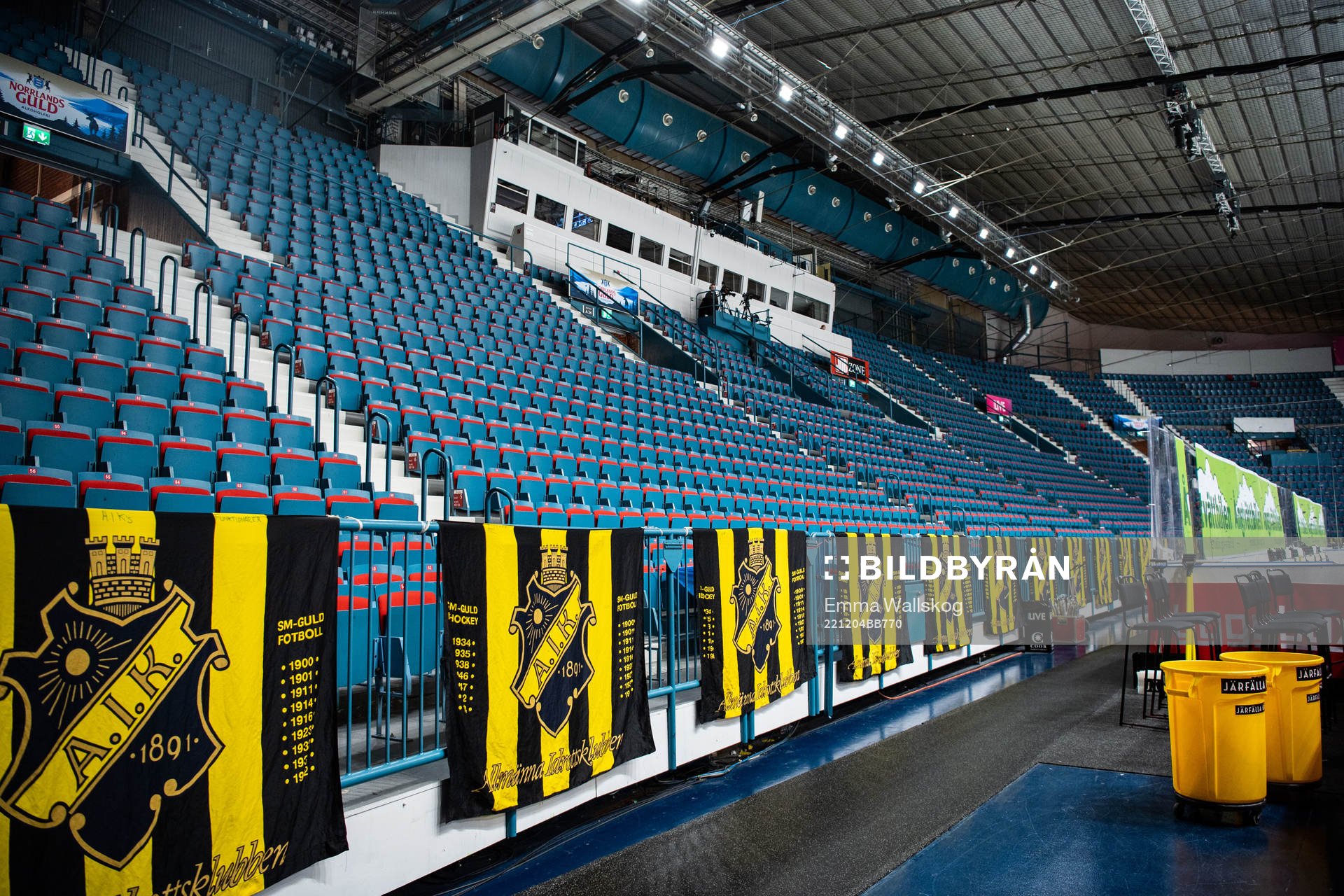 Interiör vy över Hovet