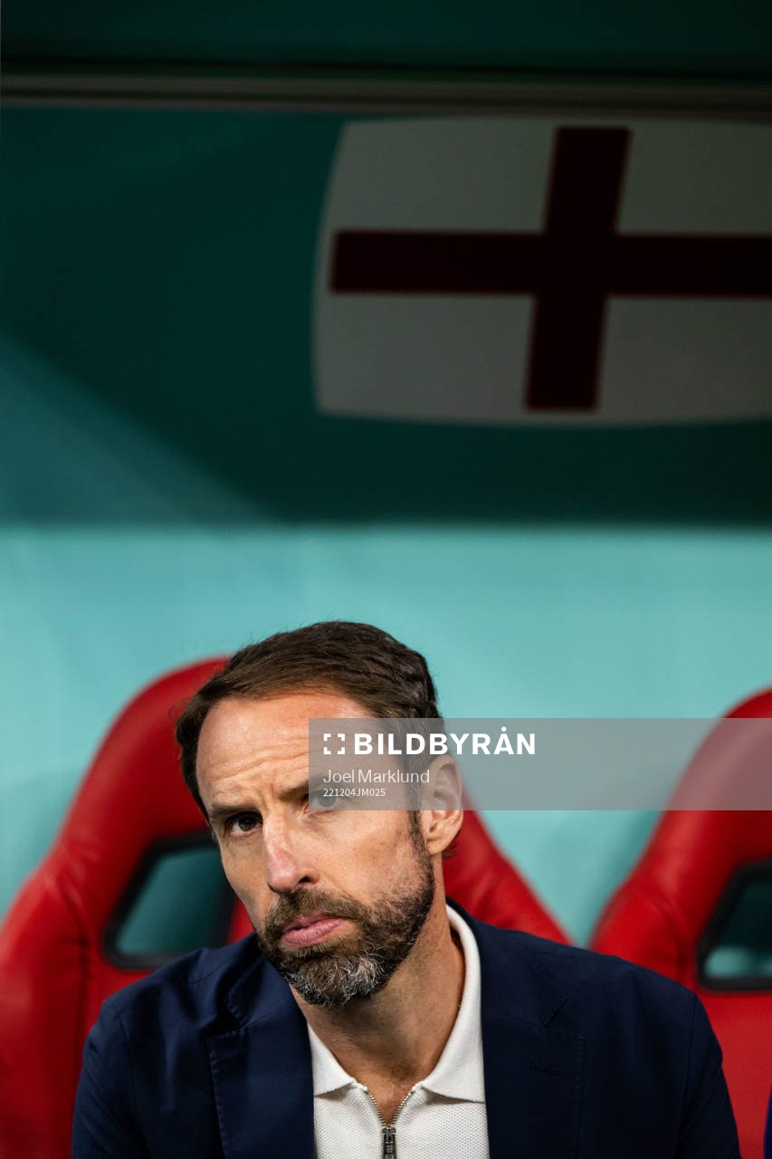 Head coach Gareth Southgate of England
