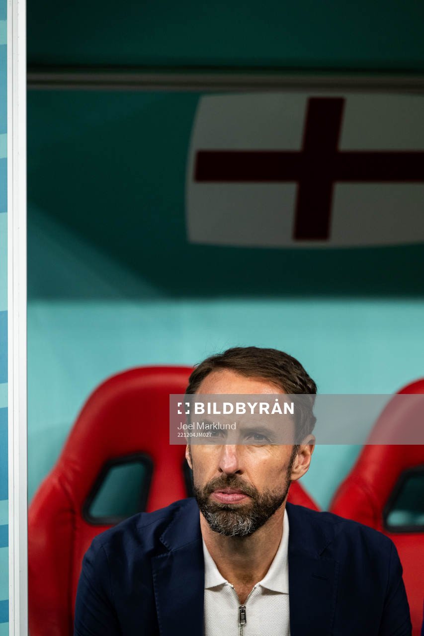 Head coach Gareth Southgate of England