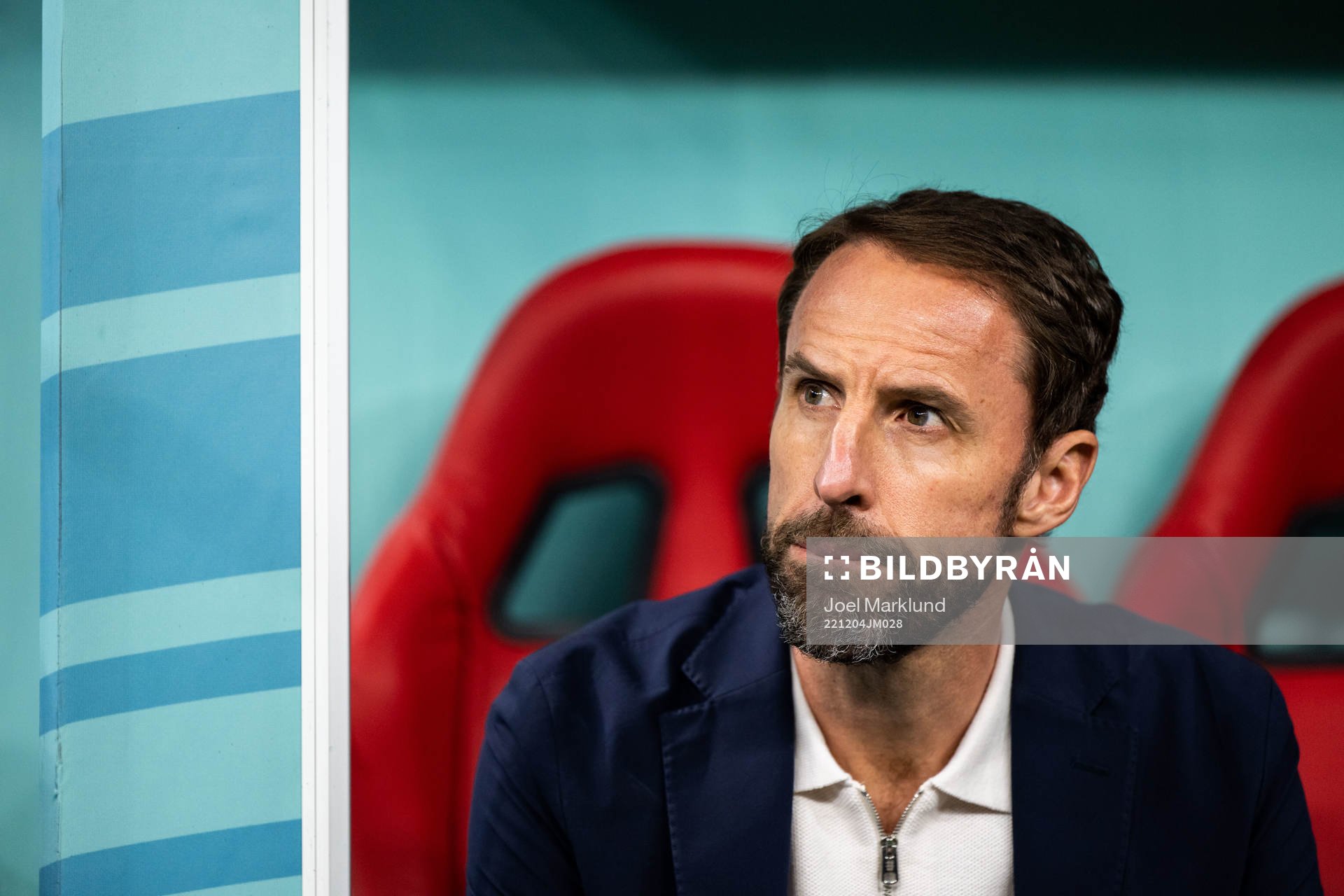 Head coach Gareth Southgate of England