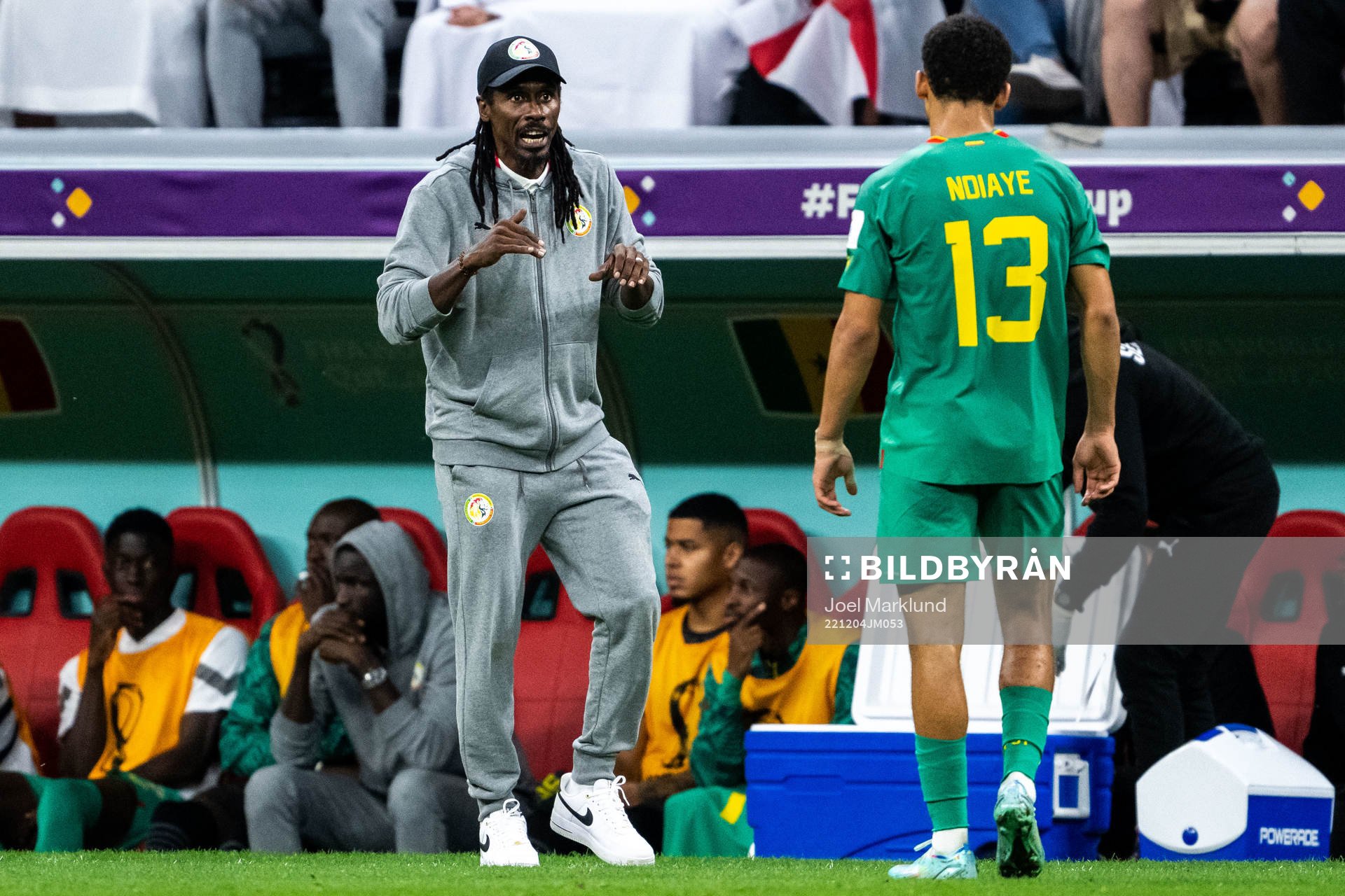 Head coach Aliou Cisse of Senegal