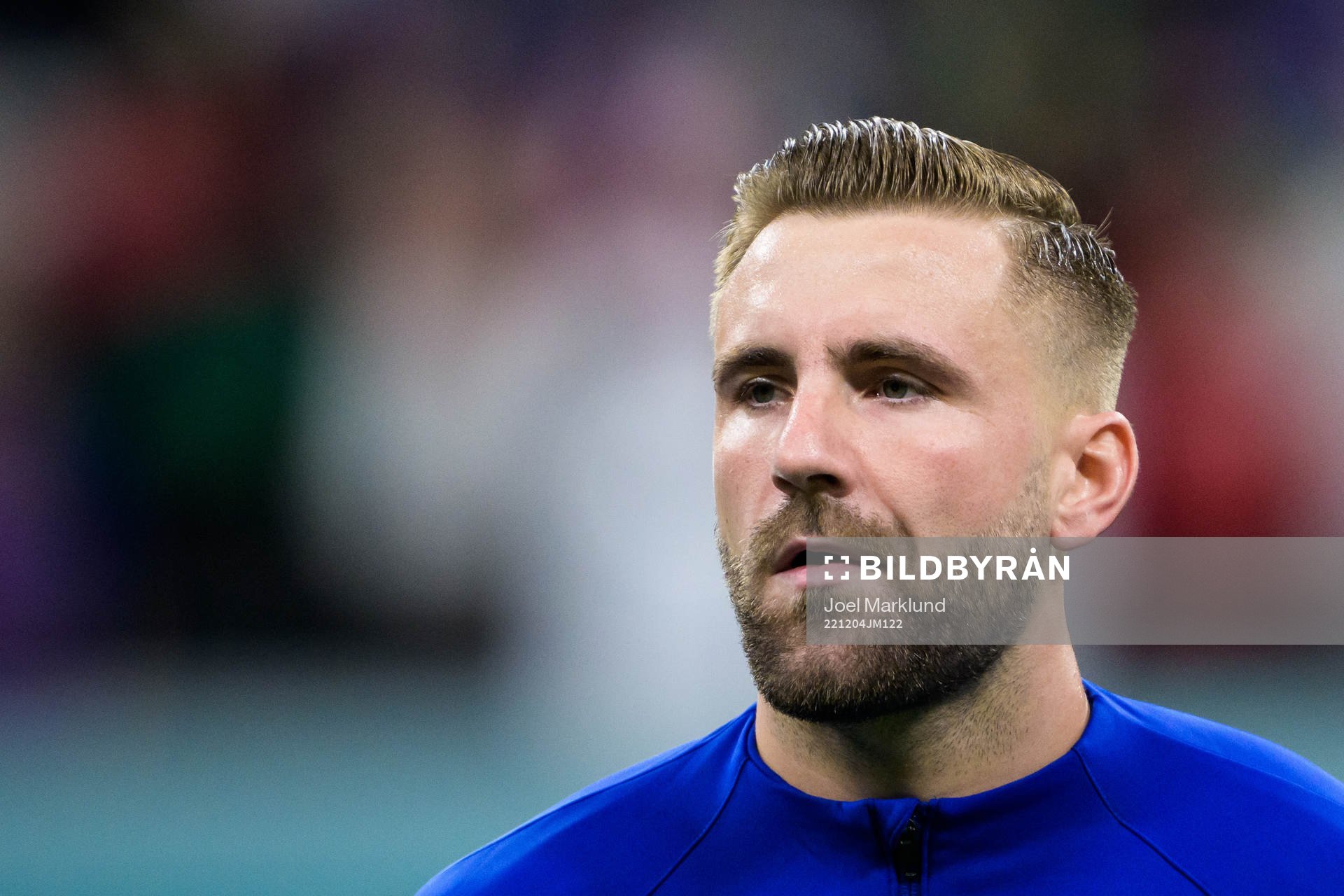 Luke Shaw of England