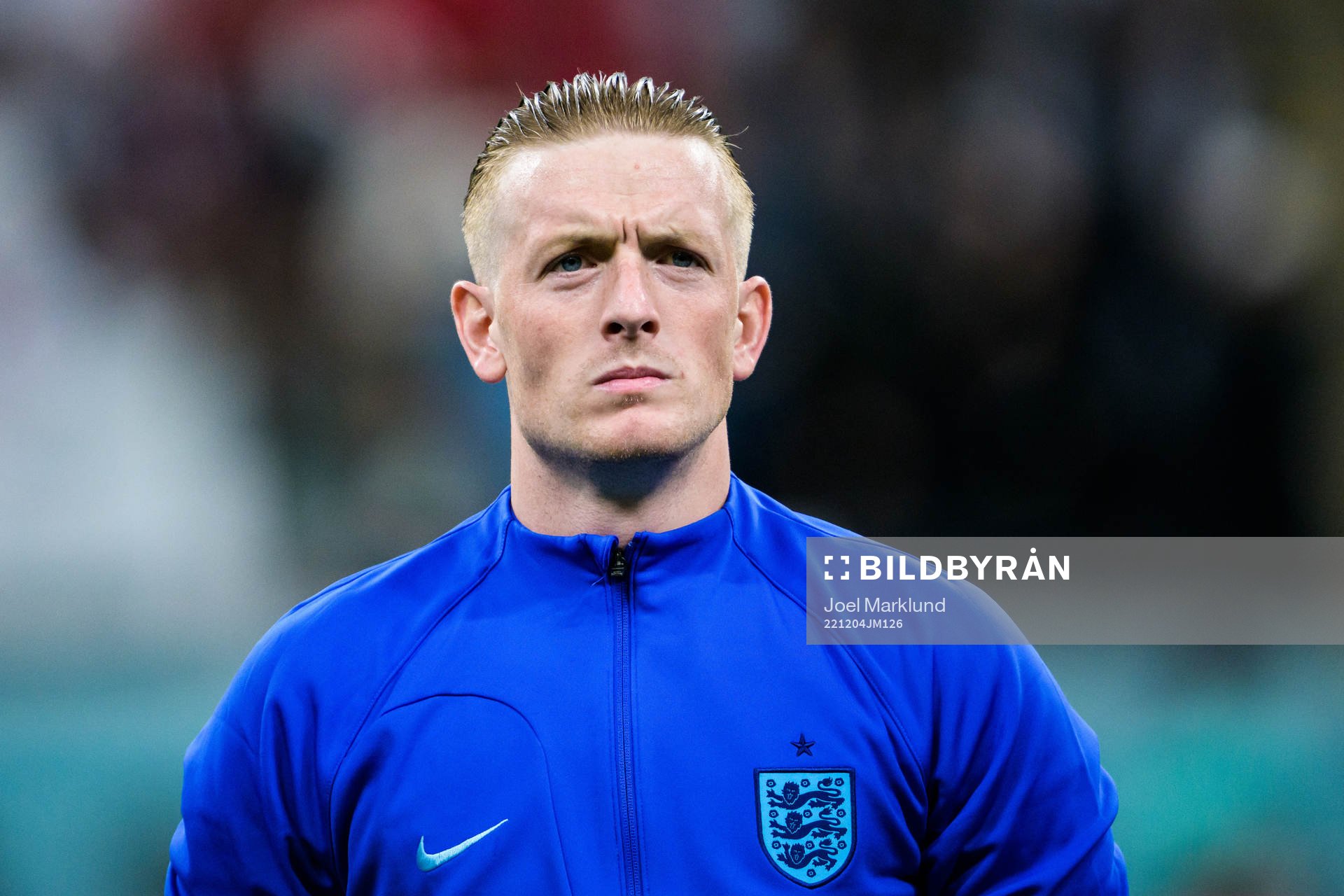 Goalkeeper Jordan Pickford of England
