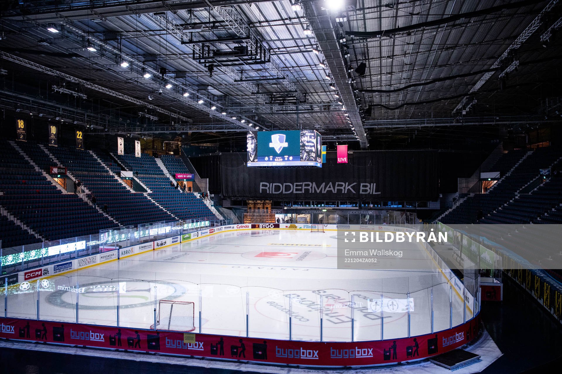Interiör vy över Hovet