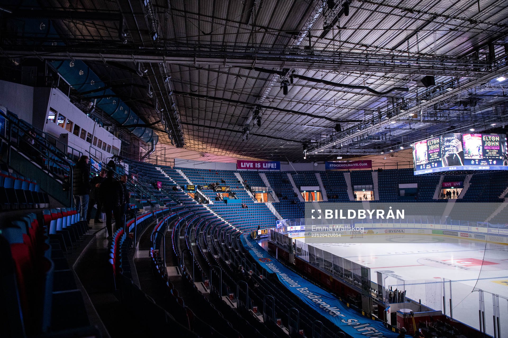 Interiör vy över Hovet