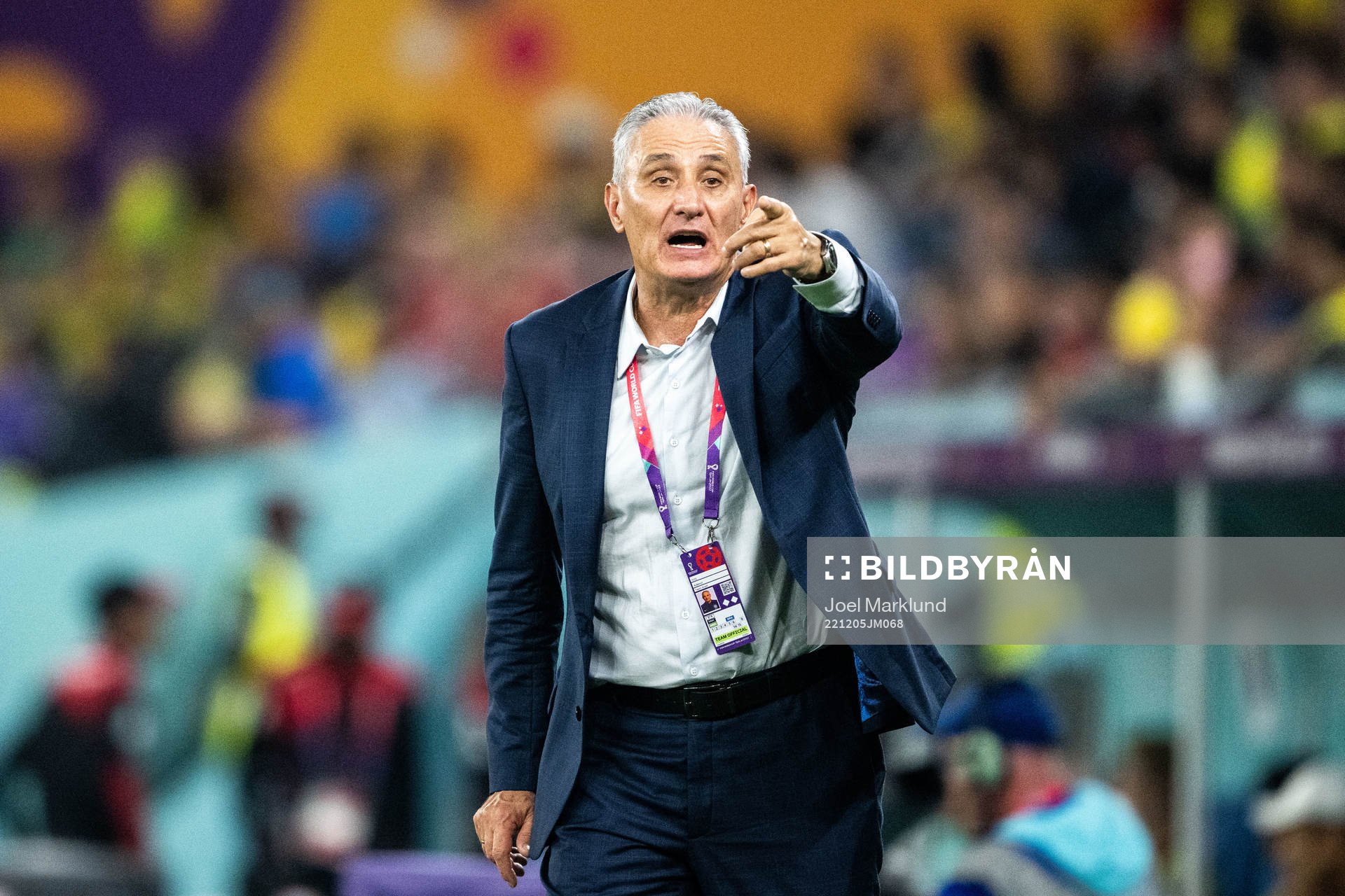 Head coach Tite of Brazil