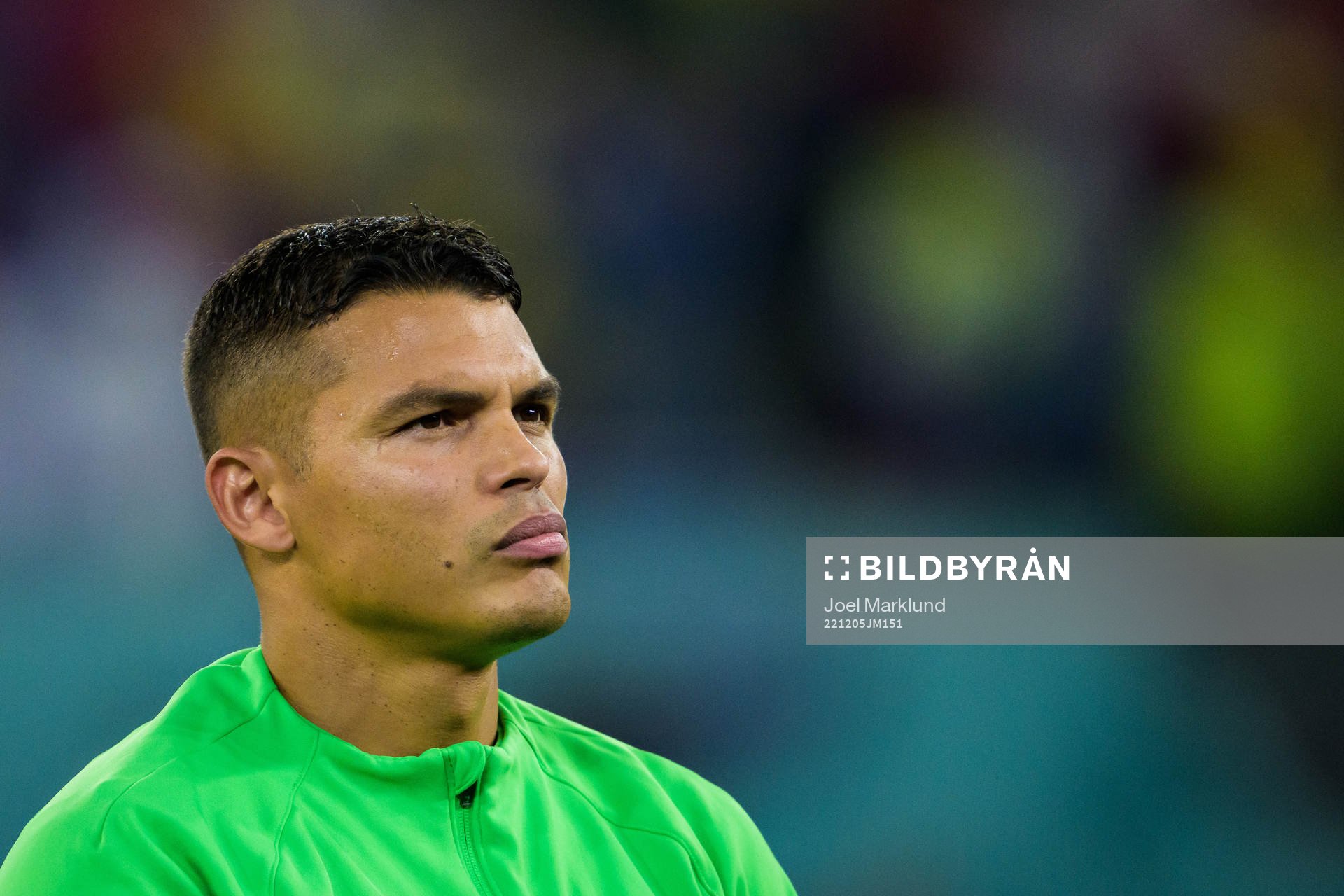 Thiago Silva of Brazil ahead of the FIFA World Cup 2022 round of 16 football match between Brazil and South Korea on December 5, 2022 in Doha.
