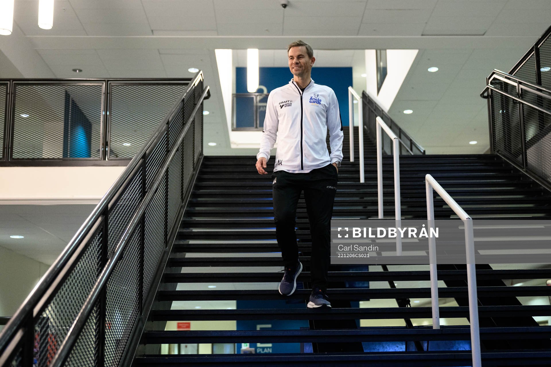 Niclas Alexandersson, tränare på Änglagårdsskolan