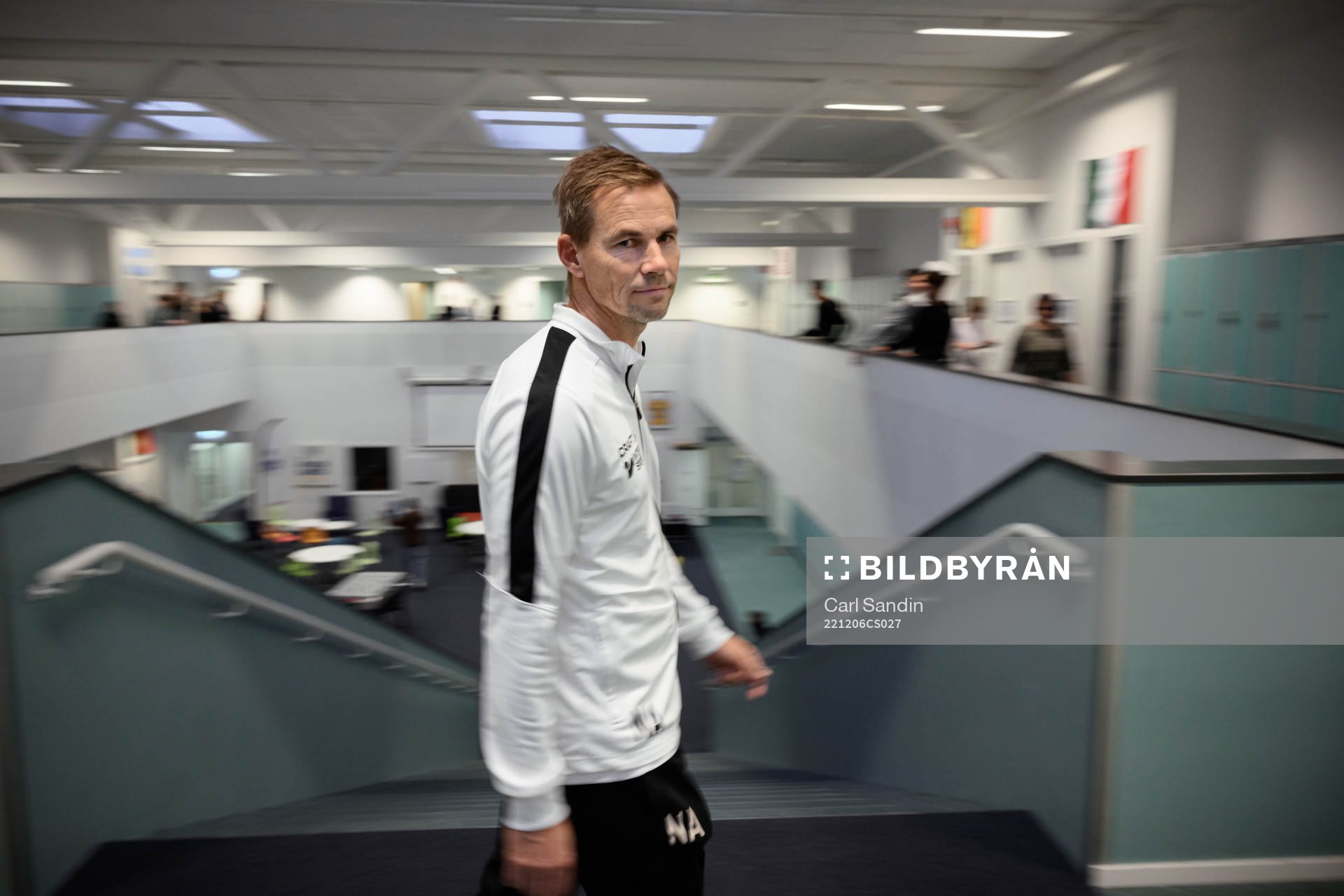 Niclas Alexandersson, tränare på Änglagårdsskolan