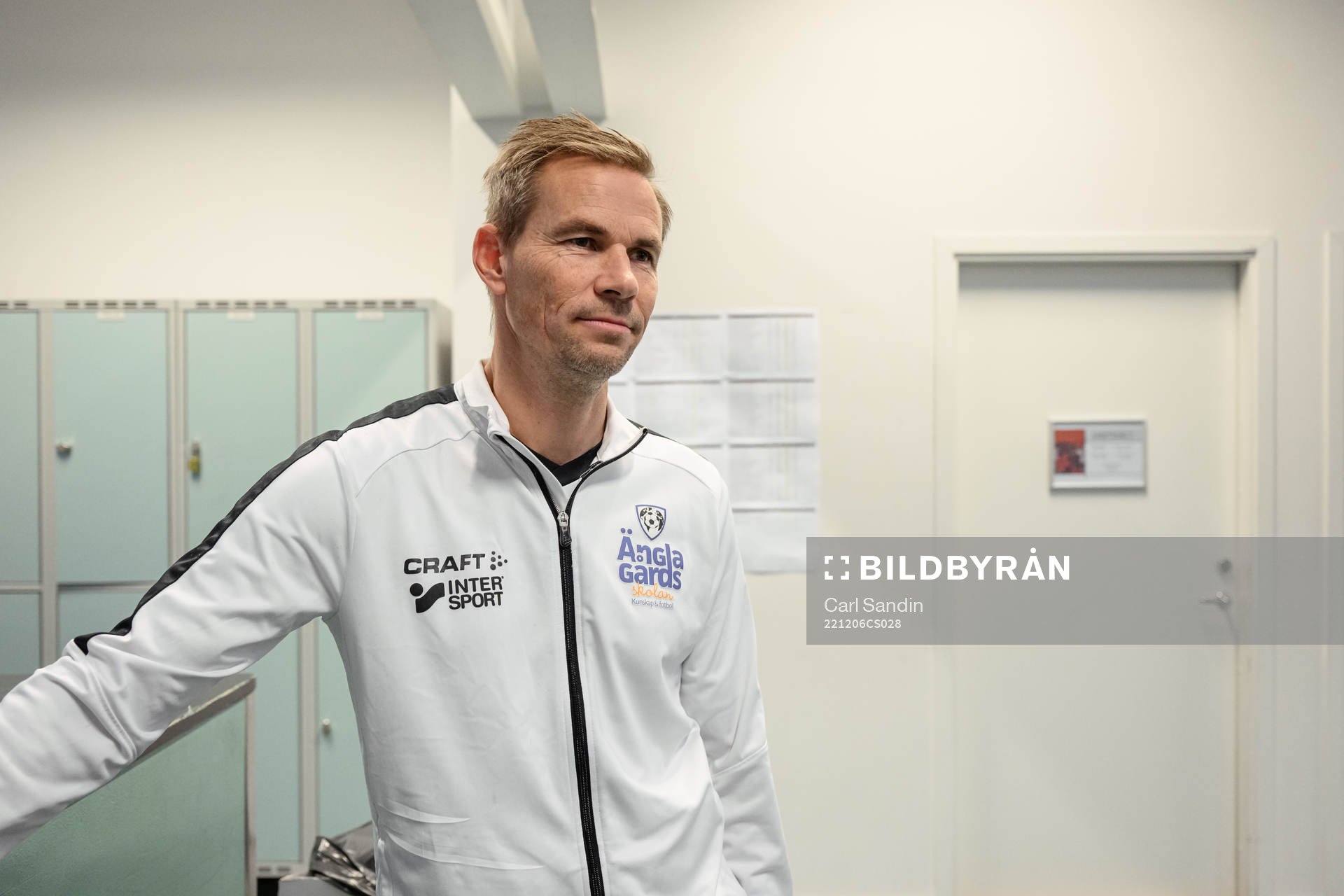 Niclas Alexandersson, tränare på Änglagårdsskolan