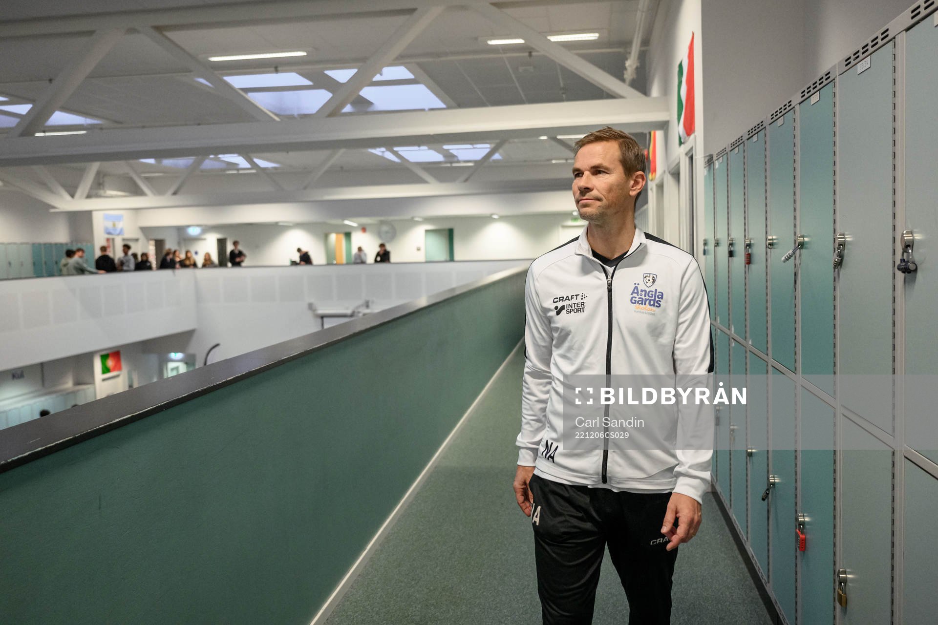Niclas Alexandersson, tränare på Änglagårdsskolan