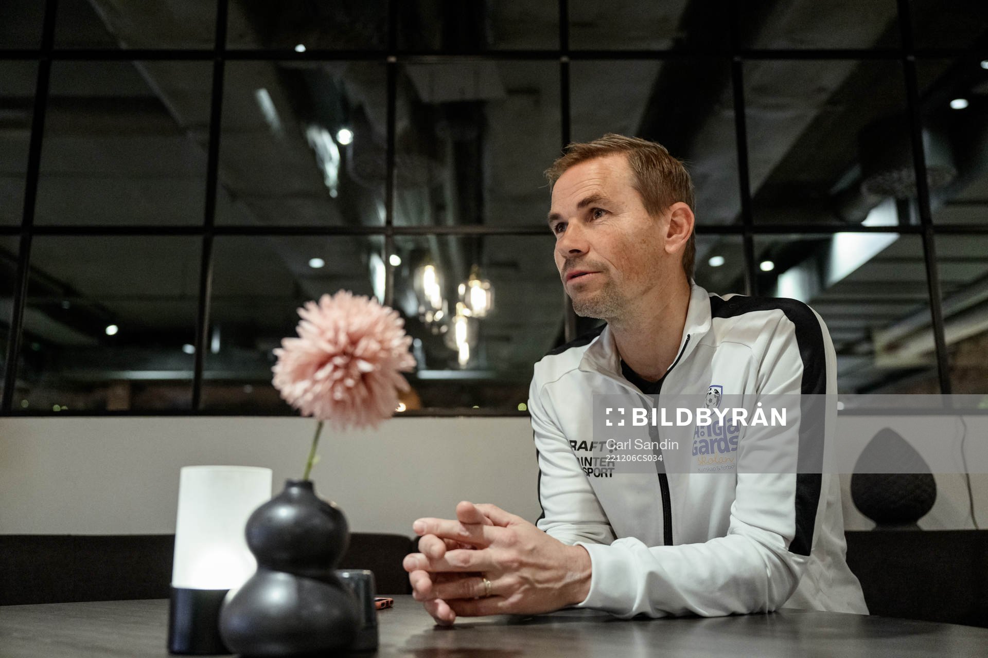 Niclas Alexandersson, tränare på Änglagårdsskolan, blir