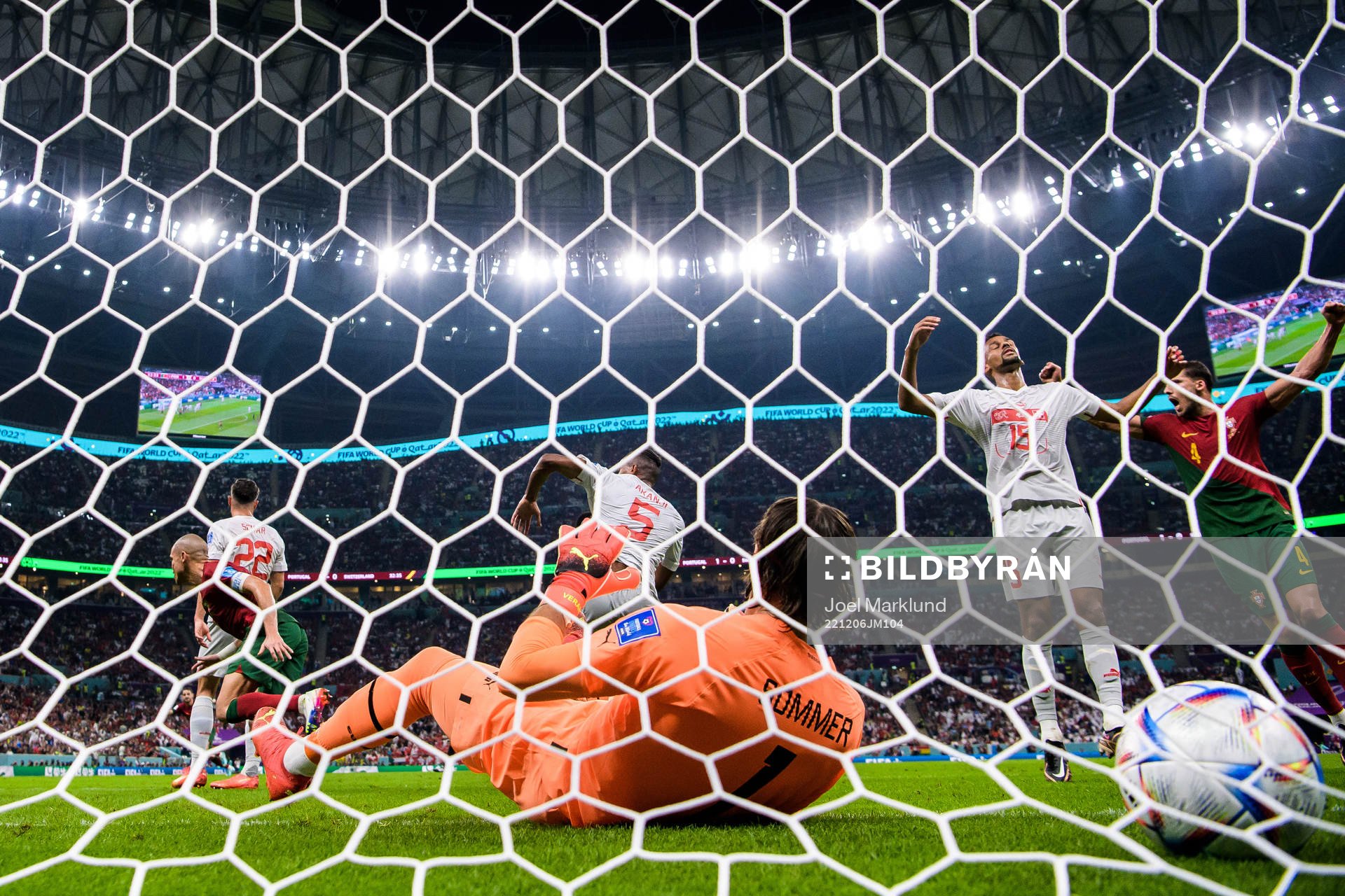 during the FIFA World Cup 2022 round of 16 football match