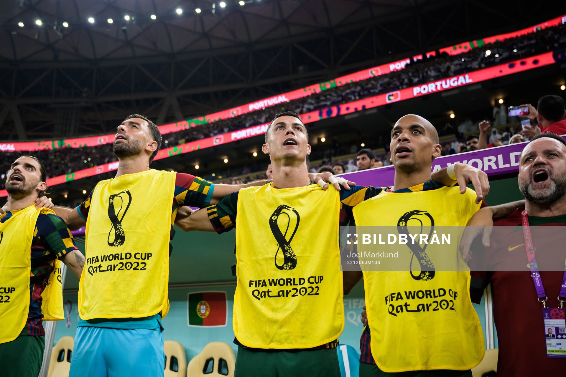 Ruben Neves, goalkeeper Rui Patricio, Cristiano Ronaldo and