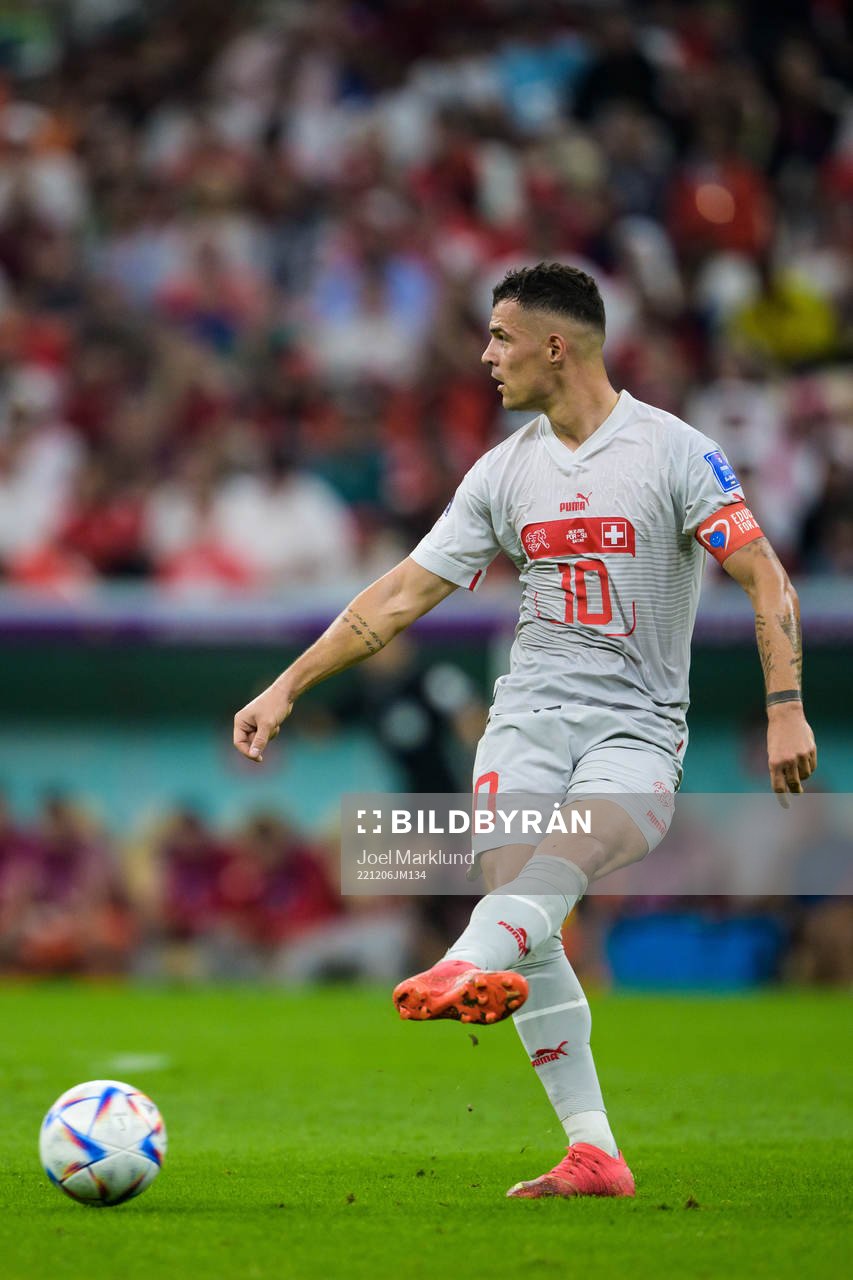 Granit Xhaka of Switzerland