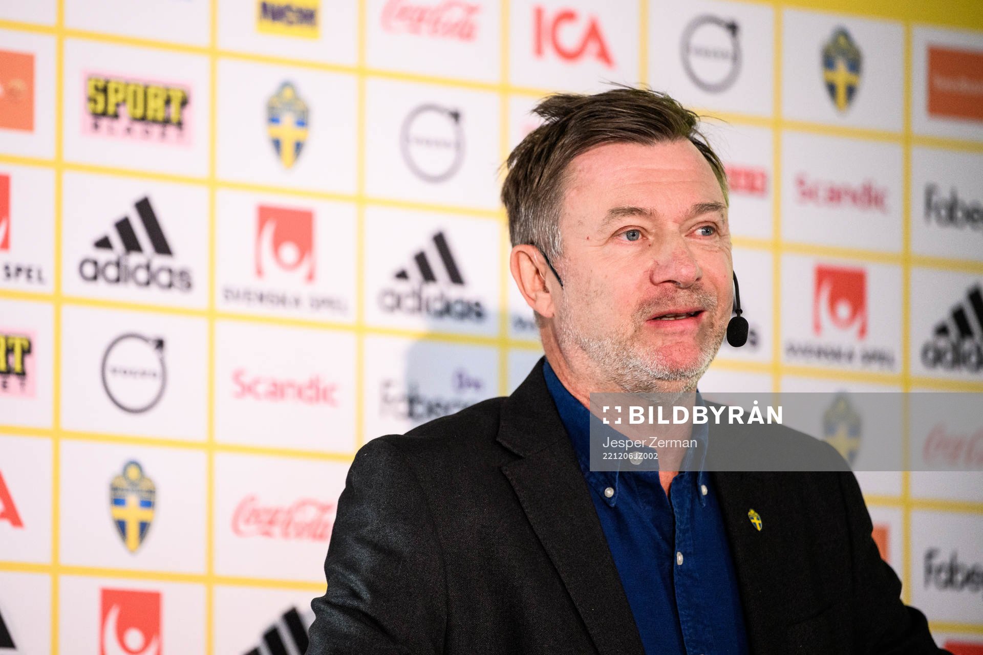 Peter Gerhardsson, head coach of Sweden’s women’s