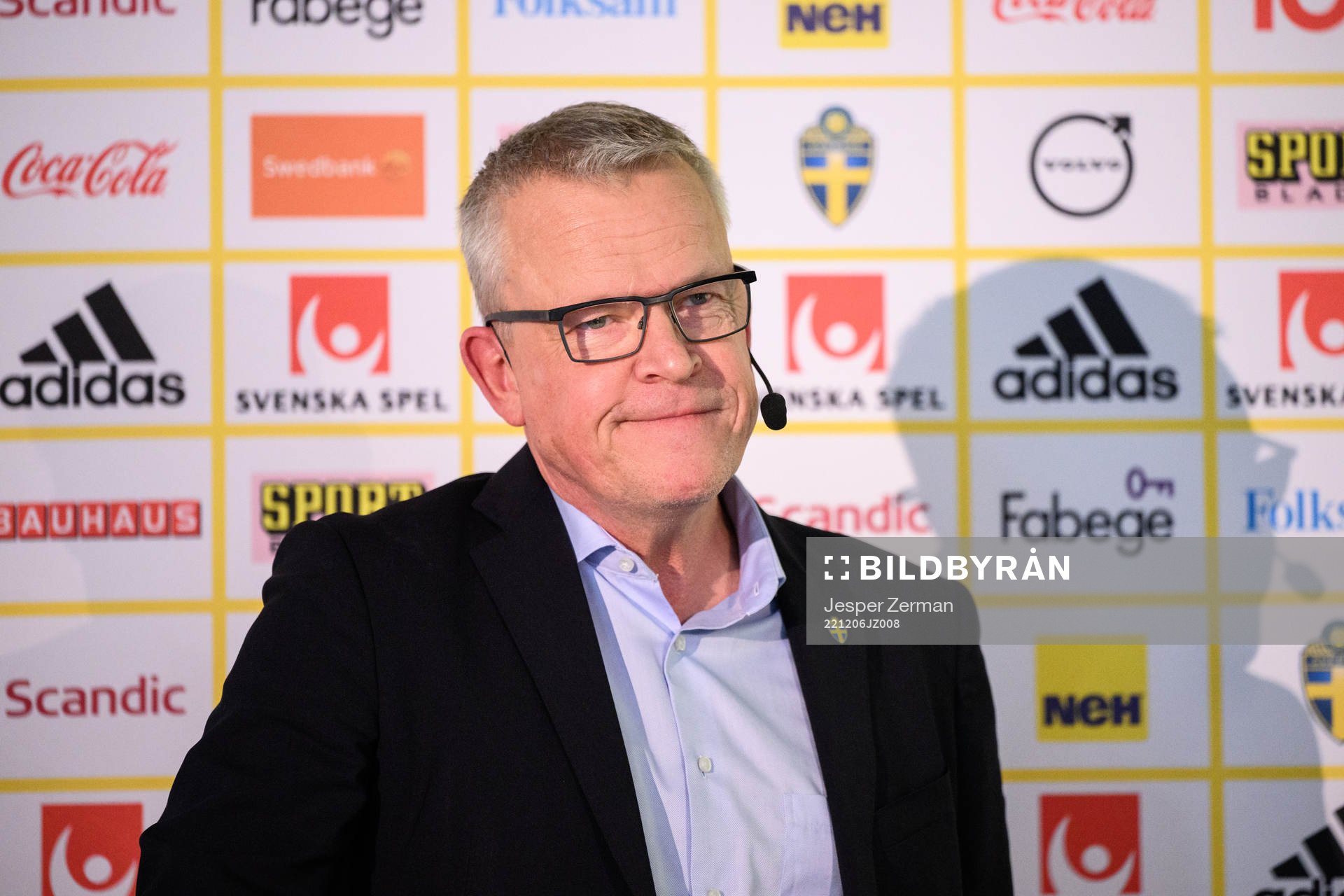 Janne Andersson, head coach of Sweden’s national football