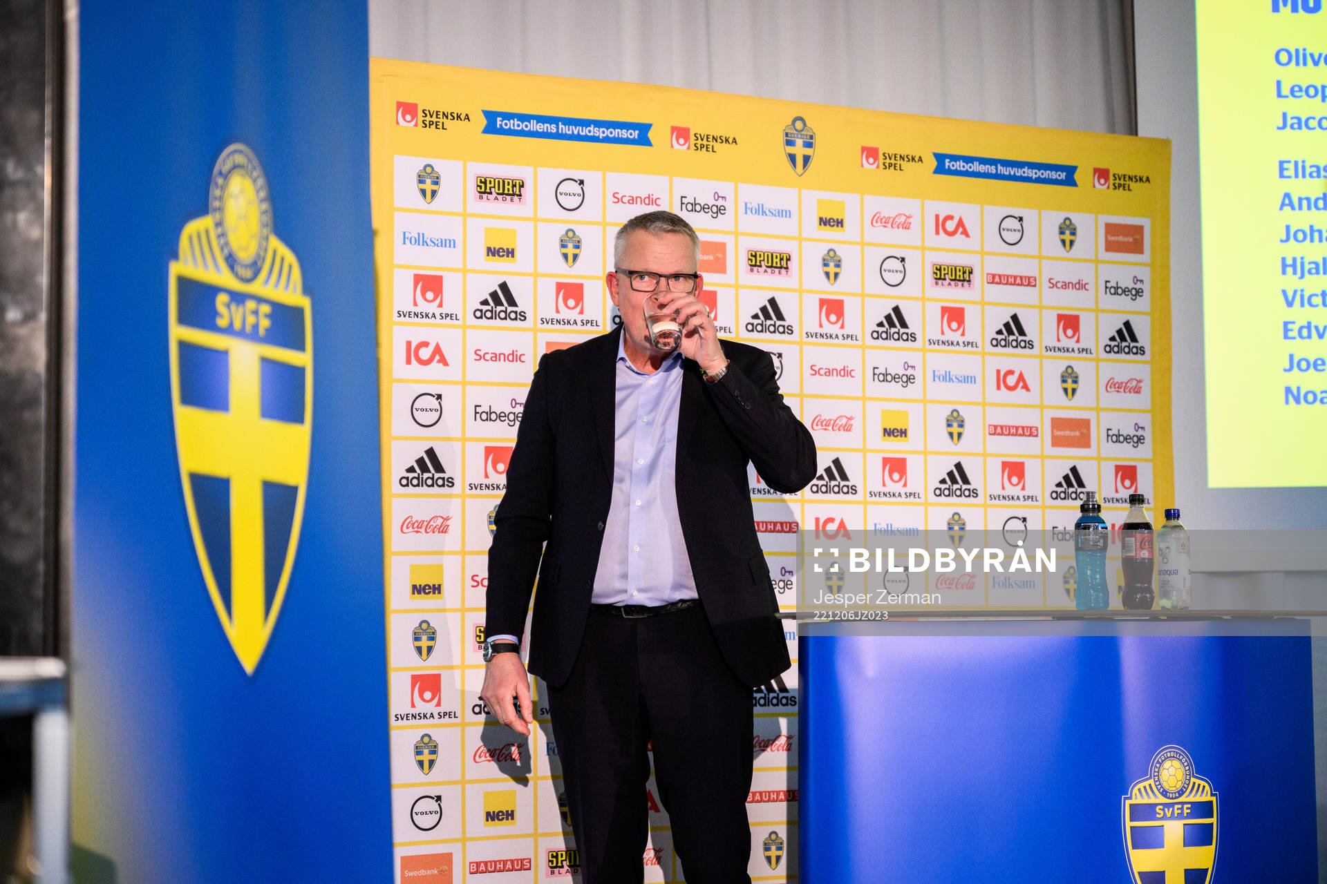 Janne Andersson, head coach of the Swedish national