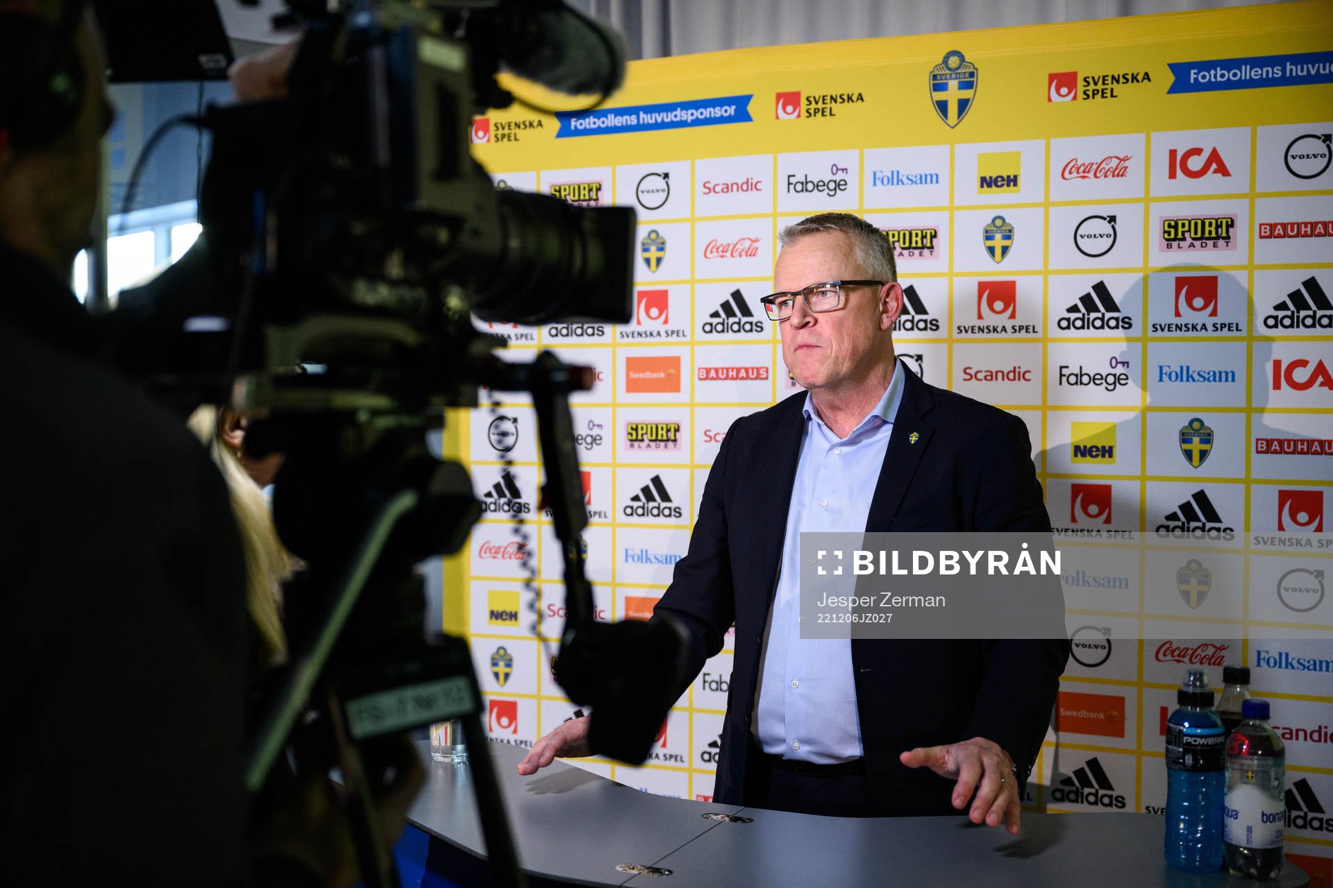 Janne Andersson, head coach of the Swedish national