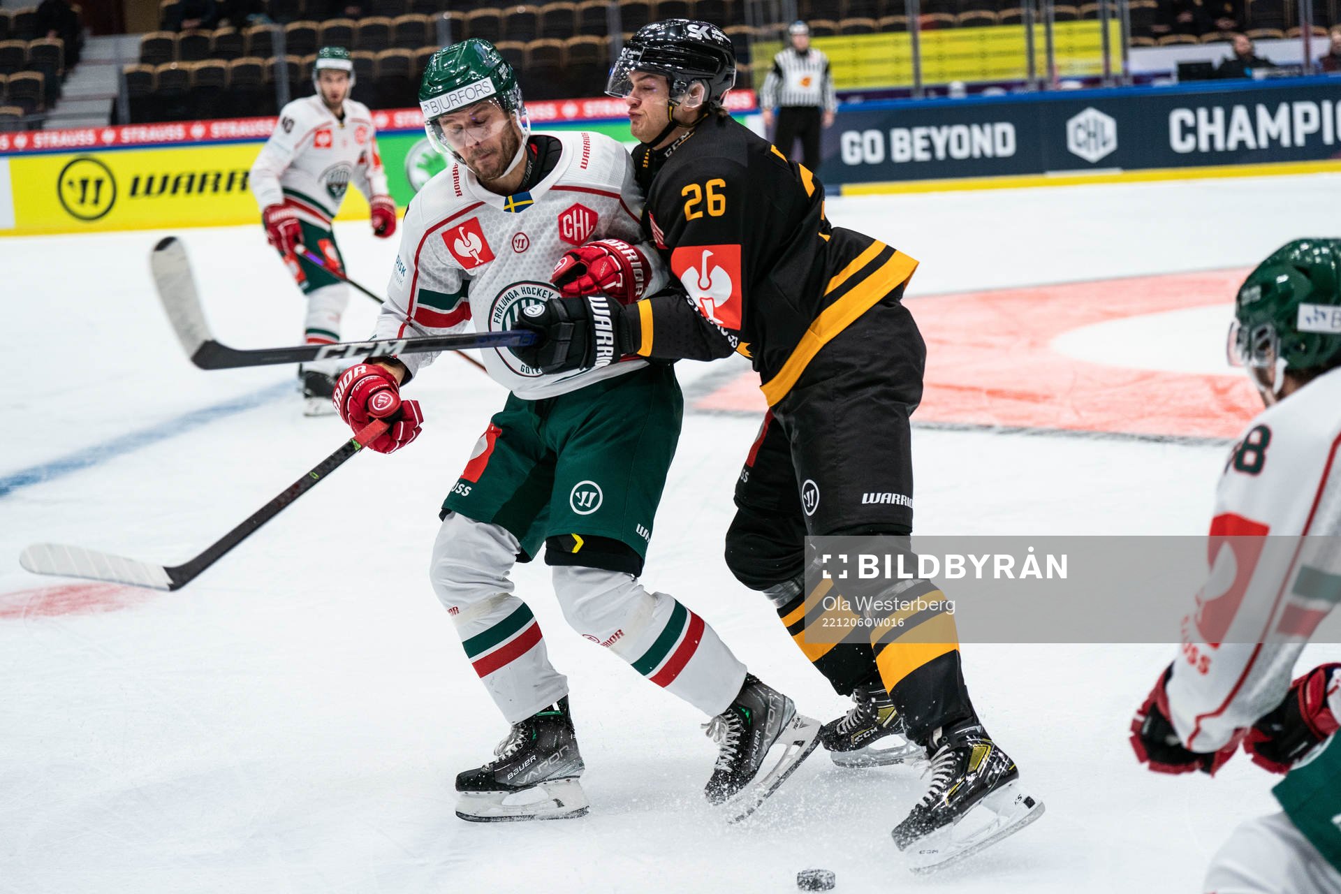 Frölundas Filip Hasa och Skellefteås Simon Robertsson