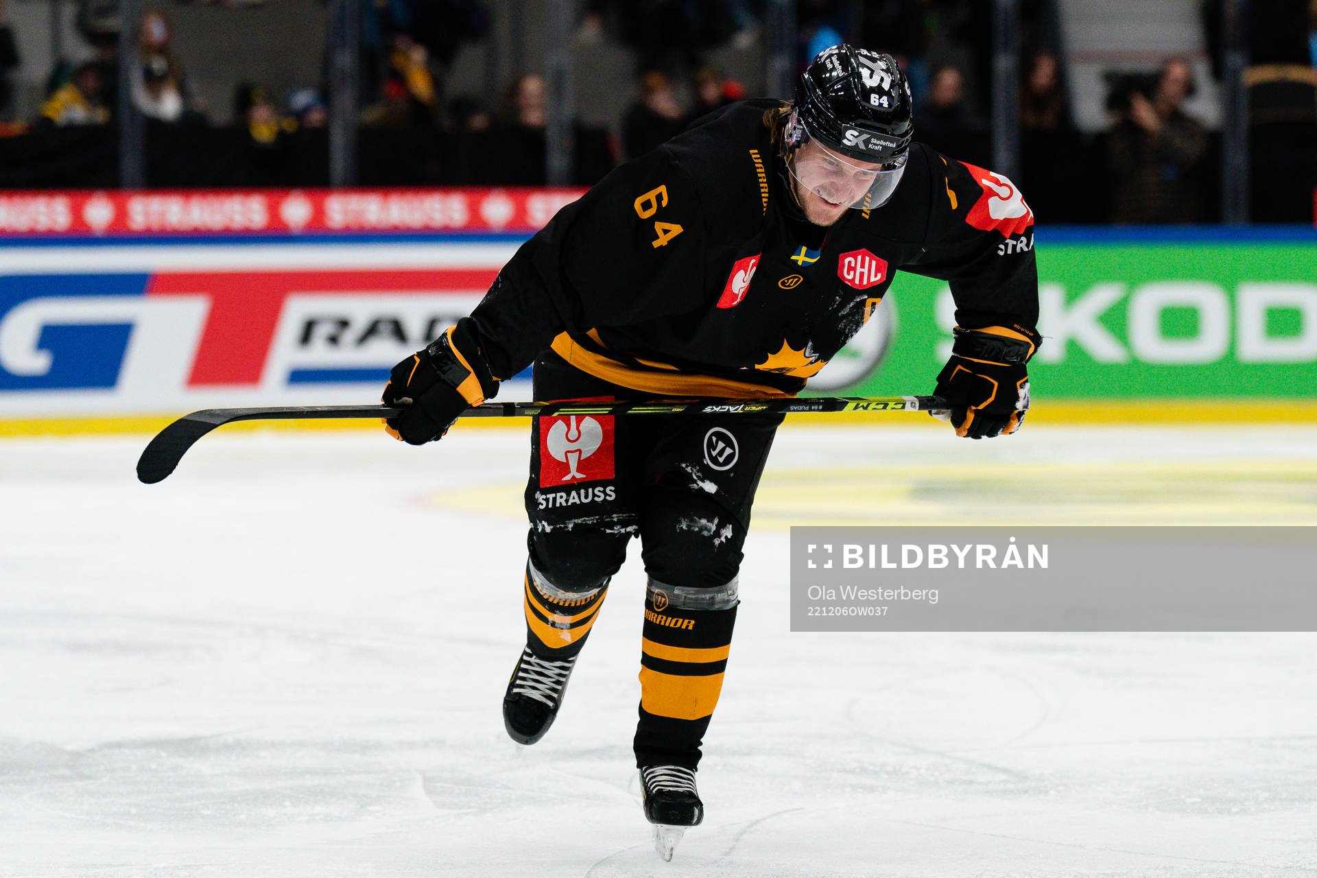 Skellefteås Jonathan Pudas har ont