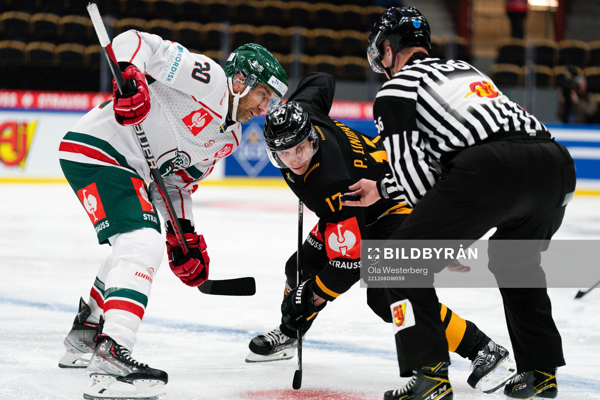 Frölundas Joel Lundqvist och Skellefteås Pär Lindholm