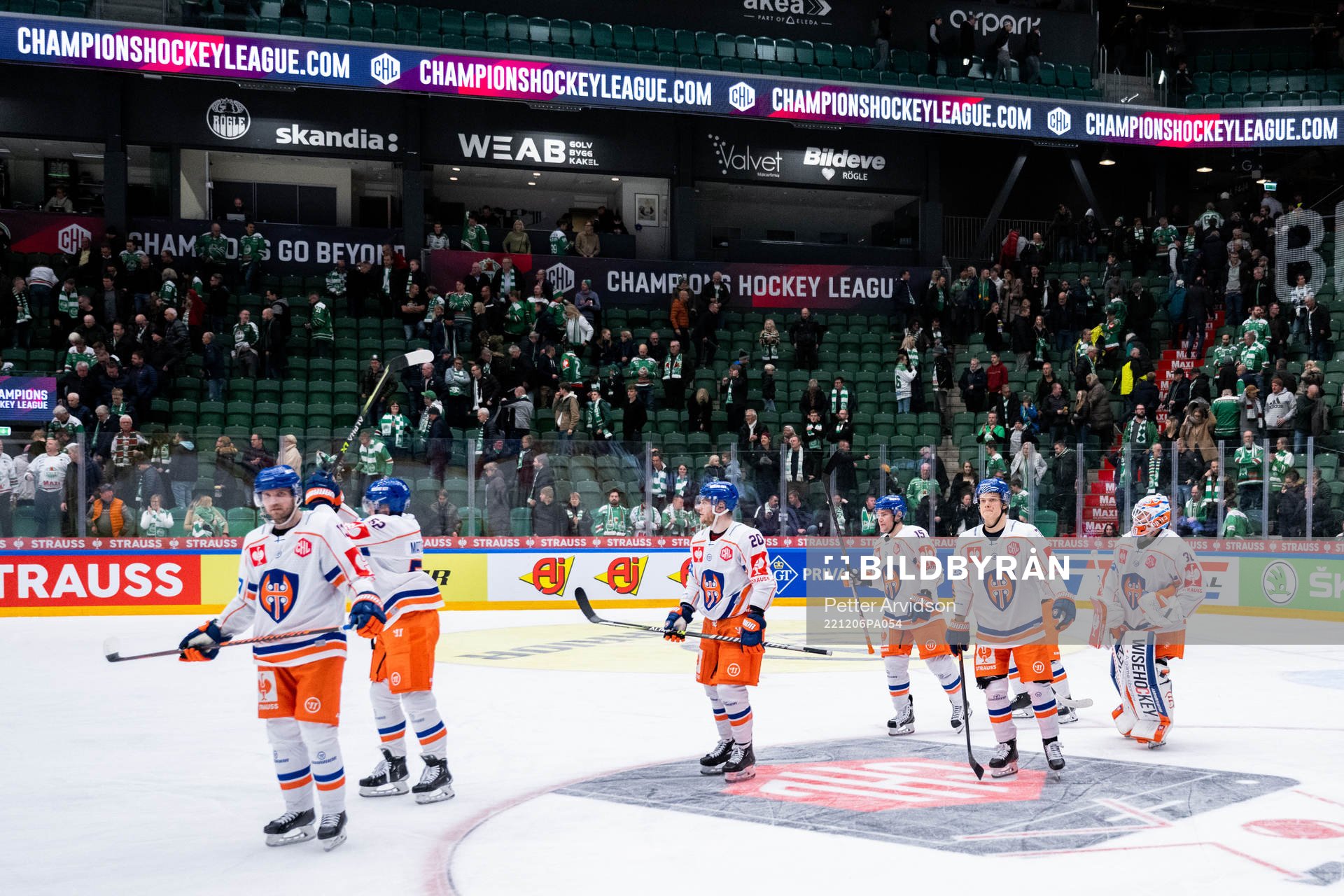 Players of Tappara looks dejected