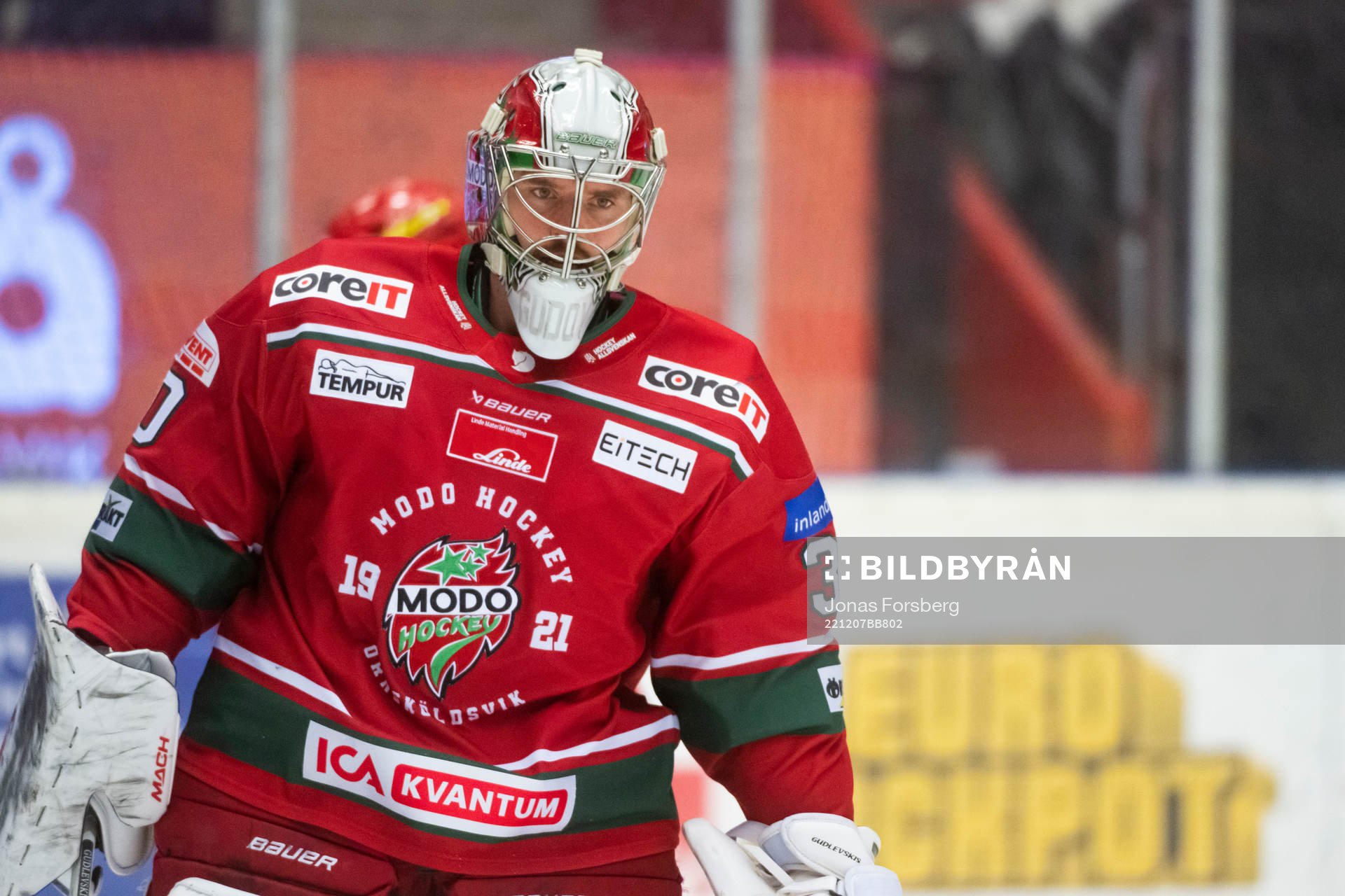 Modos målvakt Krister Gudlevskis