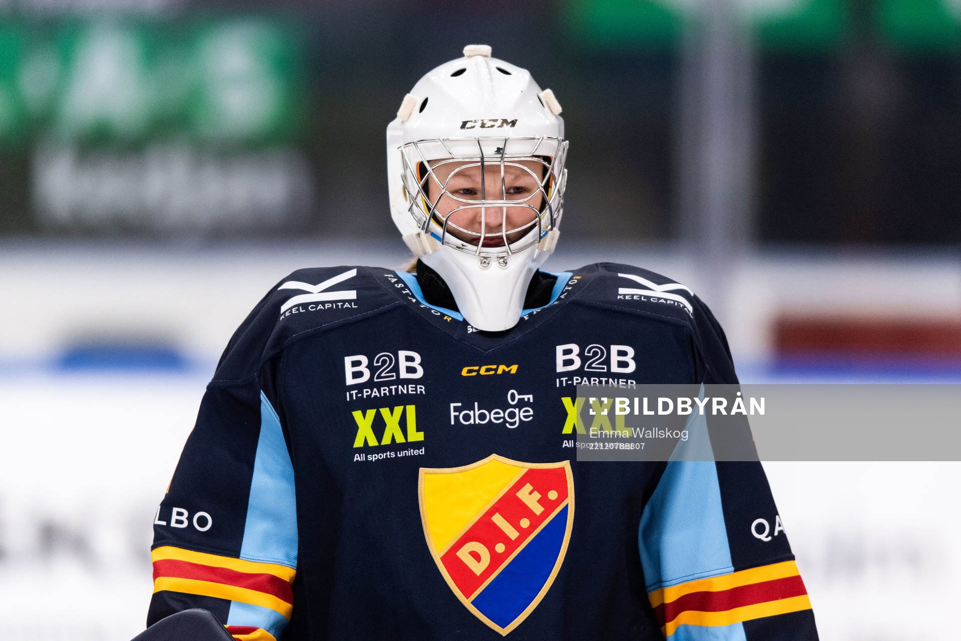 Djurgårdens målvakt Lia Leiderö Palmlöv