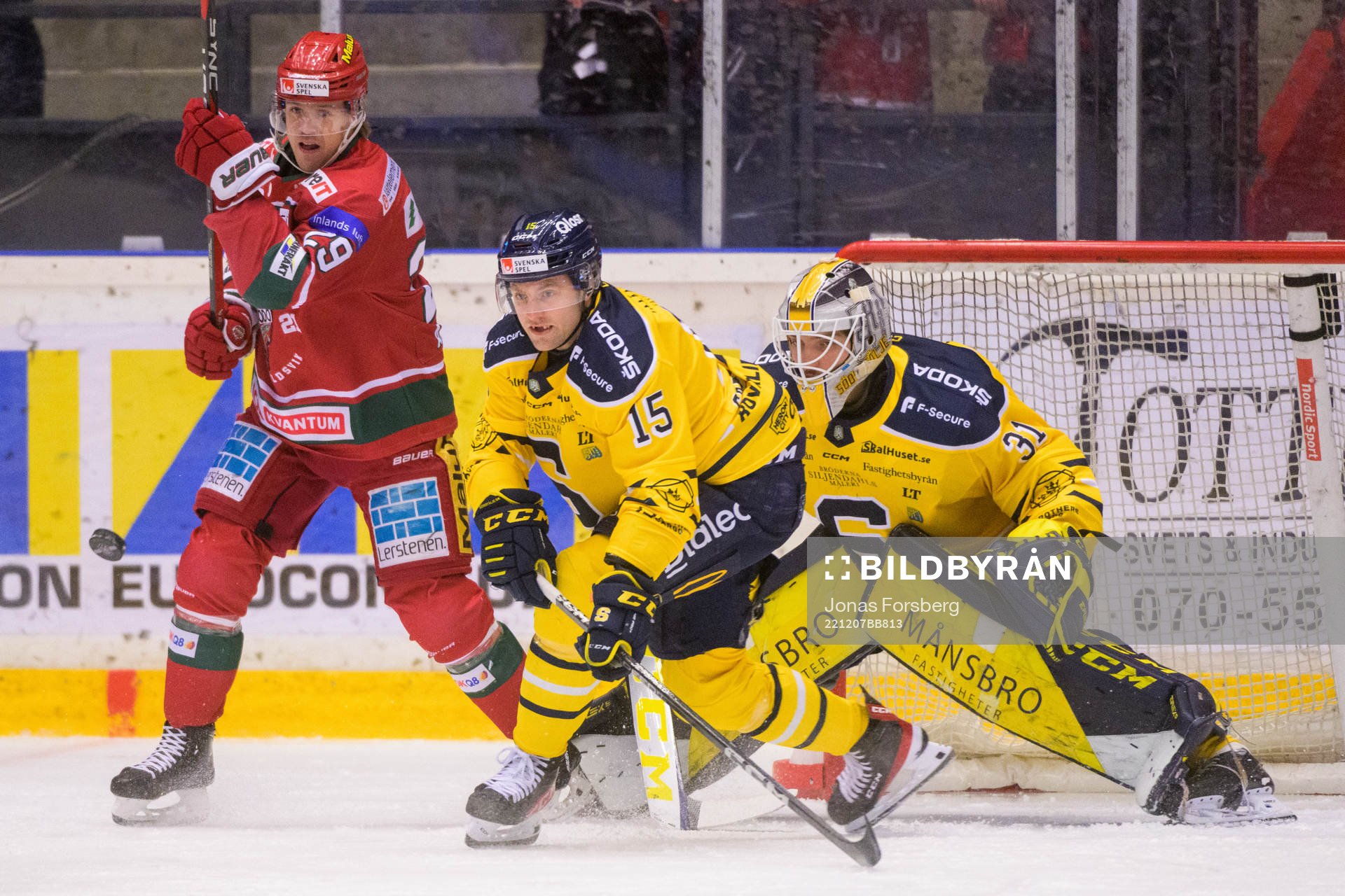 Modos Mikkel Aagaard och Södertäljes Albin Carlson