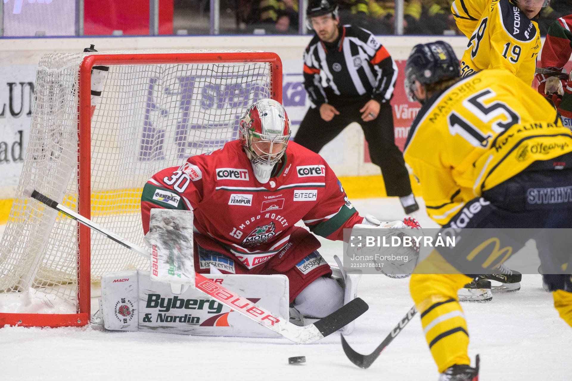 Modos målvakt Krister Gudlevskis