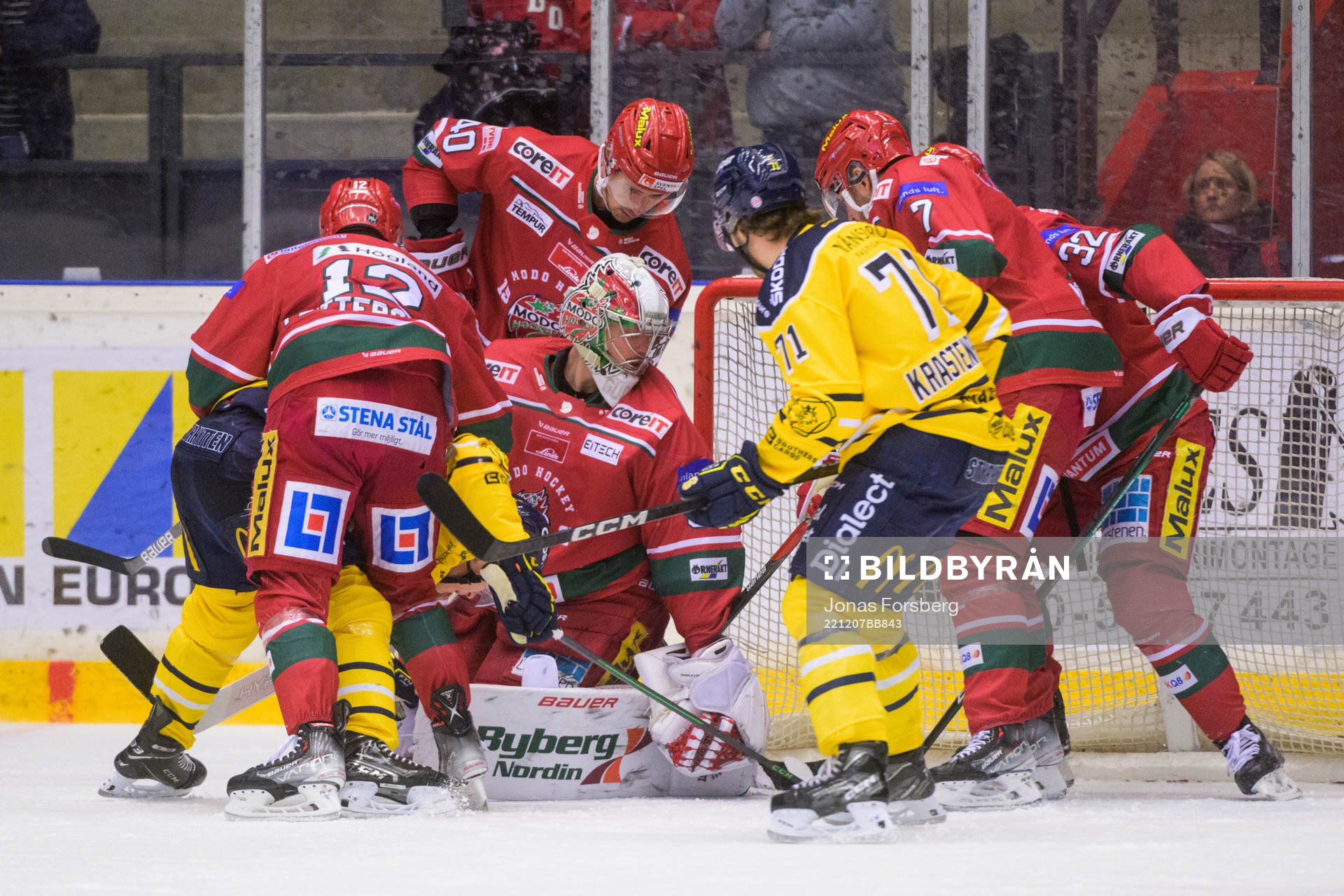 Modos målvakt Krister Gudlevskis