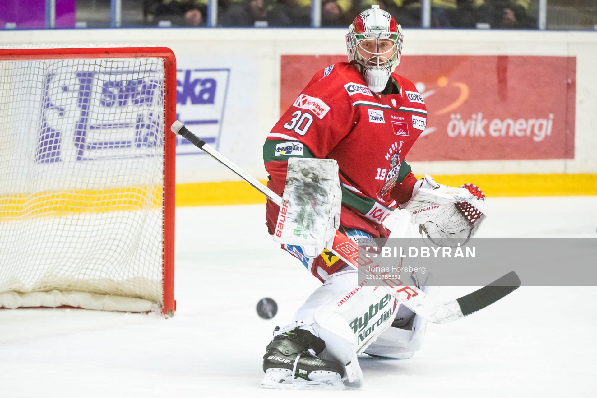 Modos målvakt Krister Gudlevskis