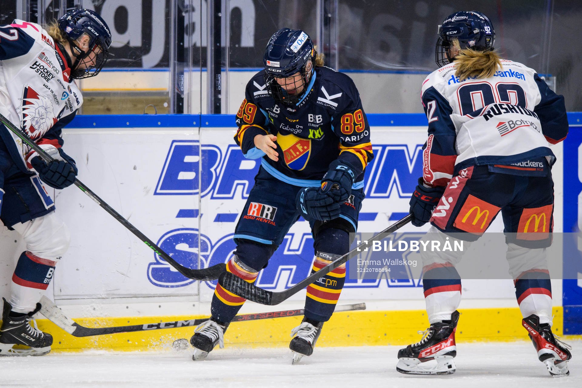 Djurgårdens Nicole Hall har ont
