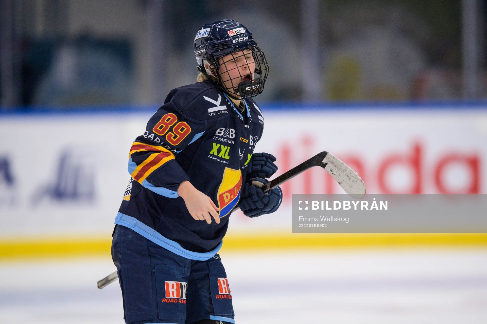 Djurgårdens Nicole Hall har ont