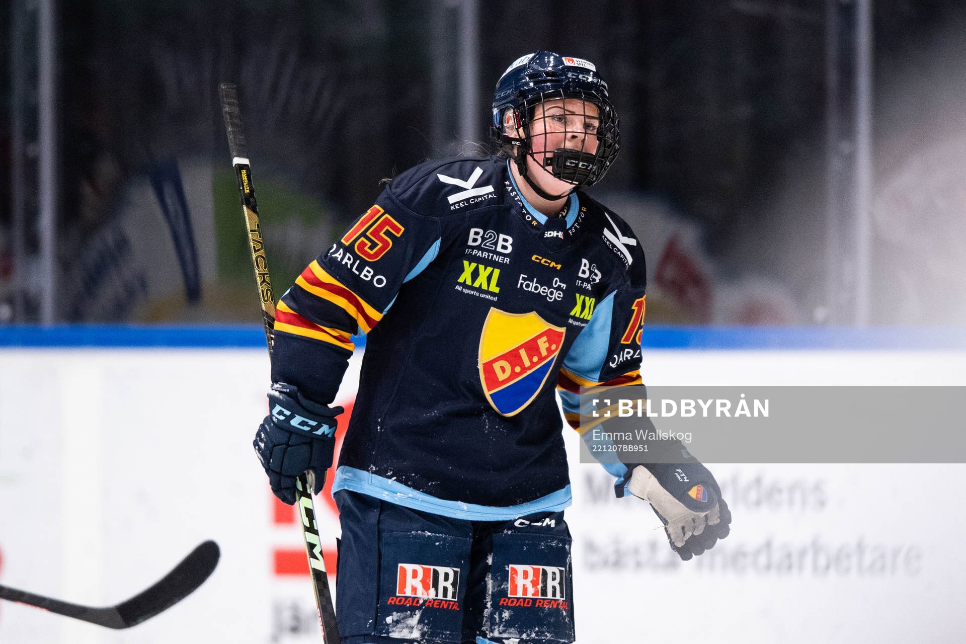 Djurgårdens Lova Blom jublar