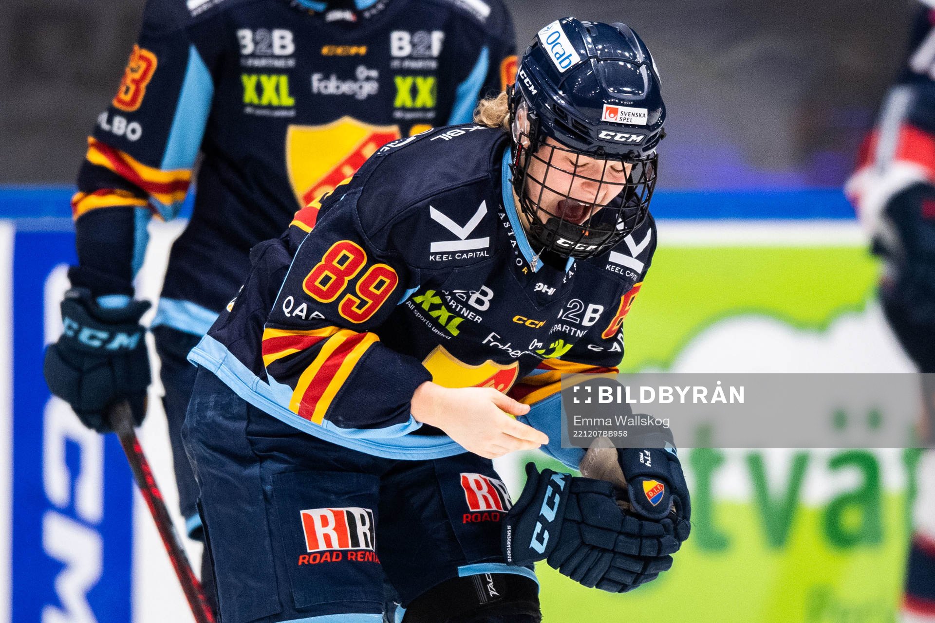 Djurgårdens Nicole Hall har ont