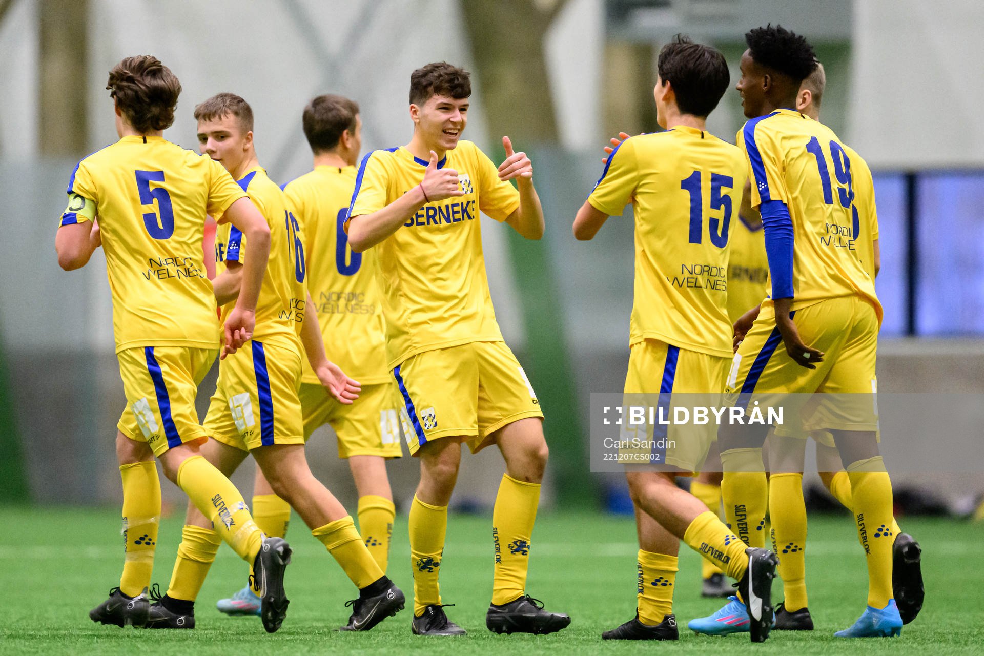 IFK Göteborgs Lion Beqiri jublar