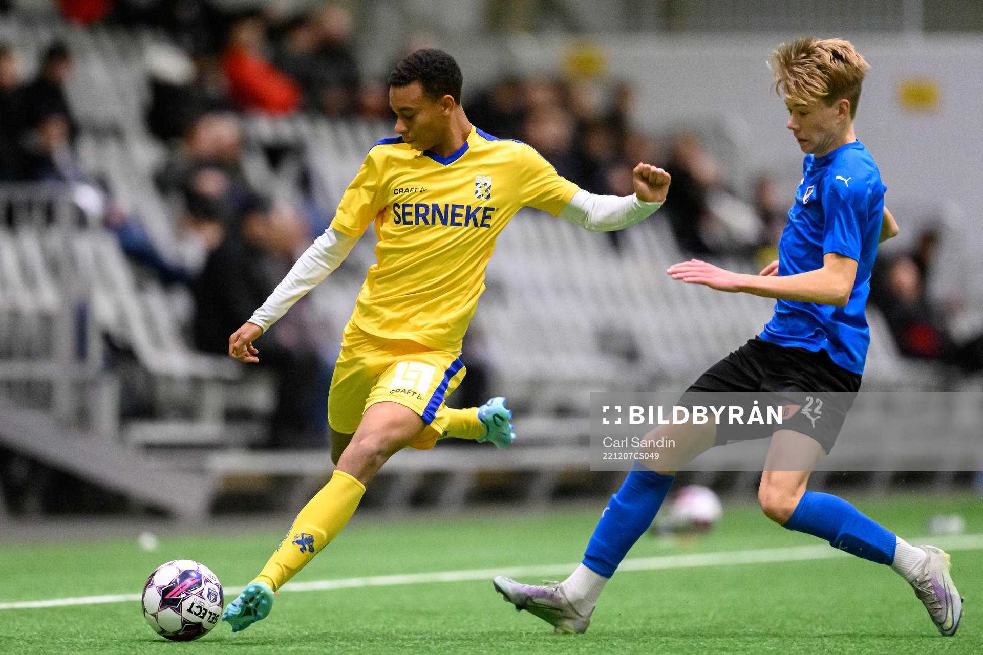 IFK Göteborgs Ben Magnusson och Halmstads Lukas Ek