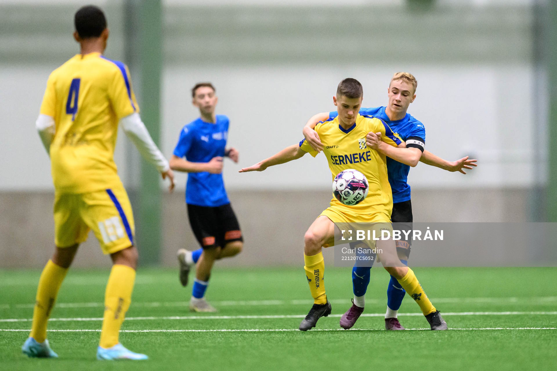 IFK Göteborgs Leo Radakovic oh Halmstads Altin Mazreku