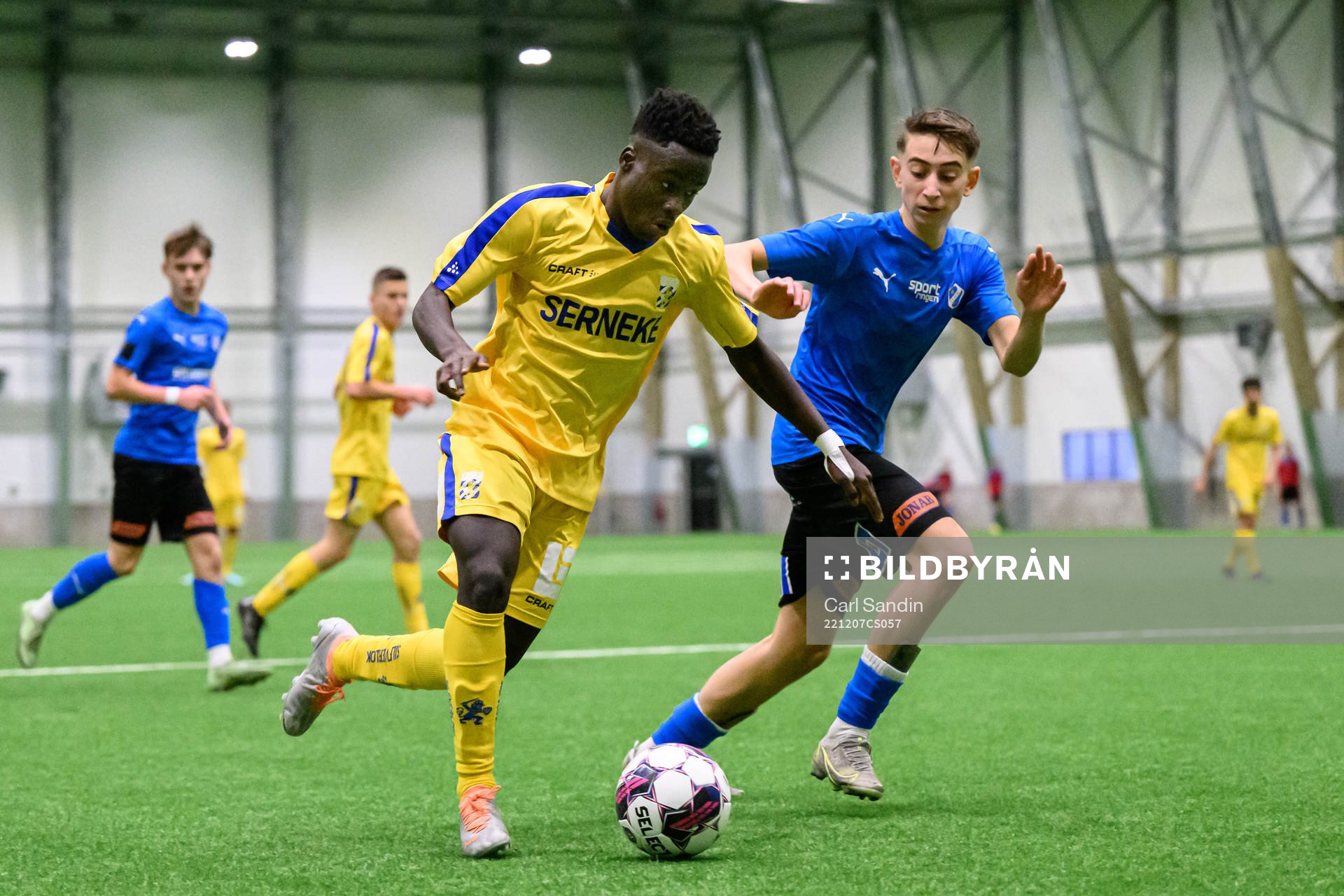IFK Göteborgs Assolo Mohamed och Halmstads Edis Helic