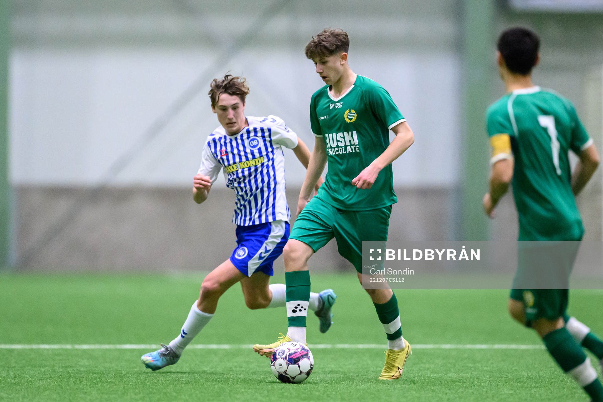 Odenses William Martin och Hammarbys Ben Basaric