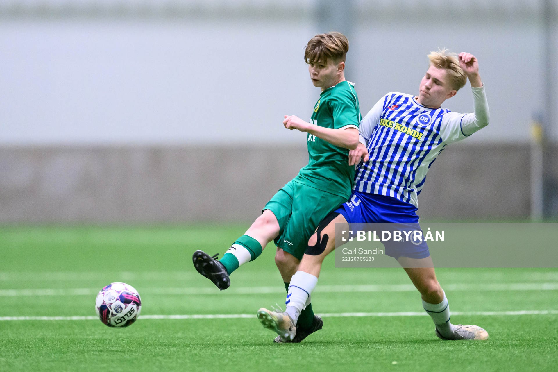 Hammarbys Tim Lindberg och Odenses Noah Lassen