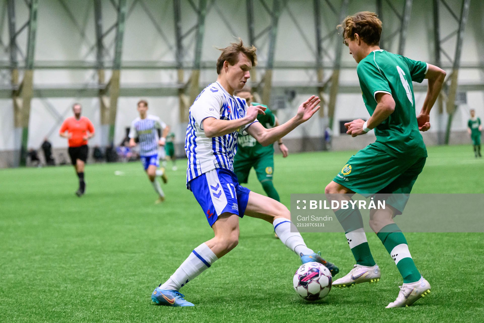 Odenses Vitus Friis och Hammarbys Max Wikström