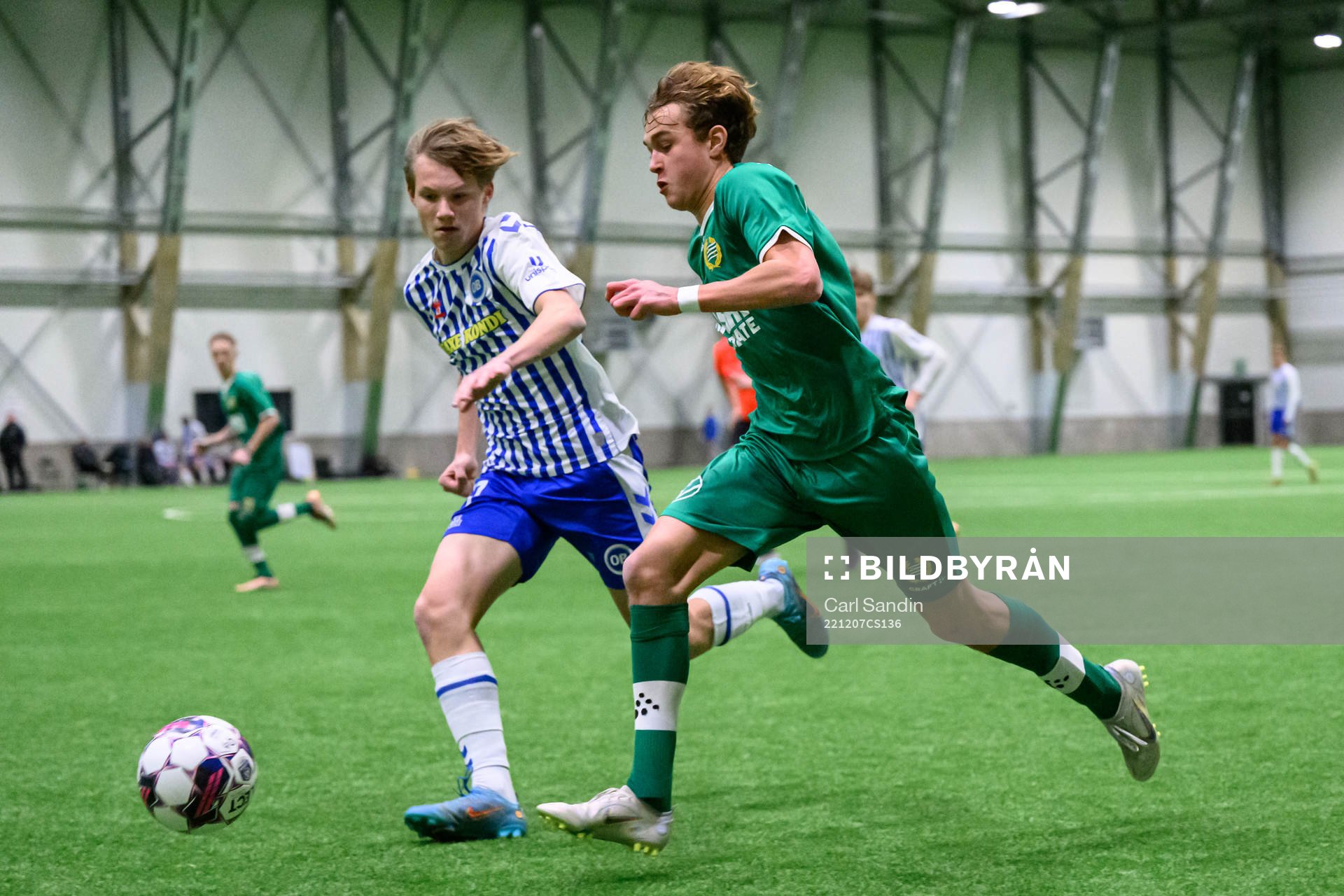 Odenses Vitus Friis och Hammarbys Max Wikström